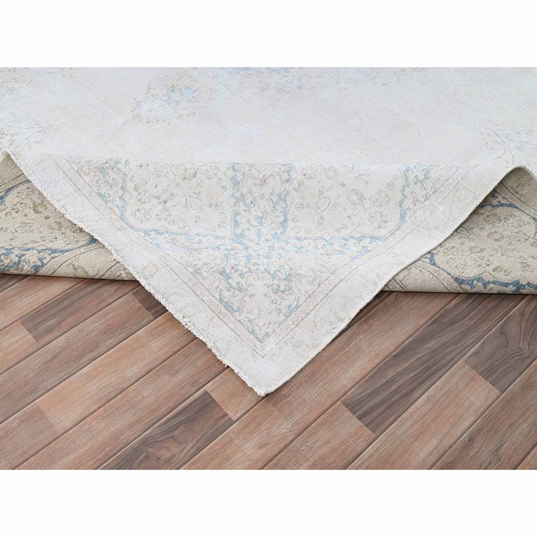 Overdyed-Vintage-Hand-Knotted-Rug-427625