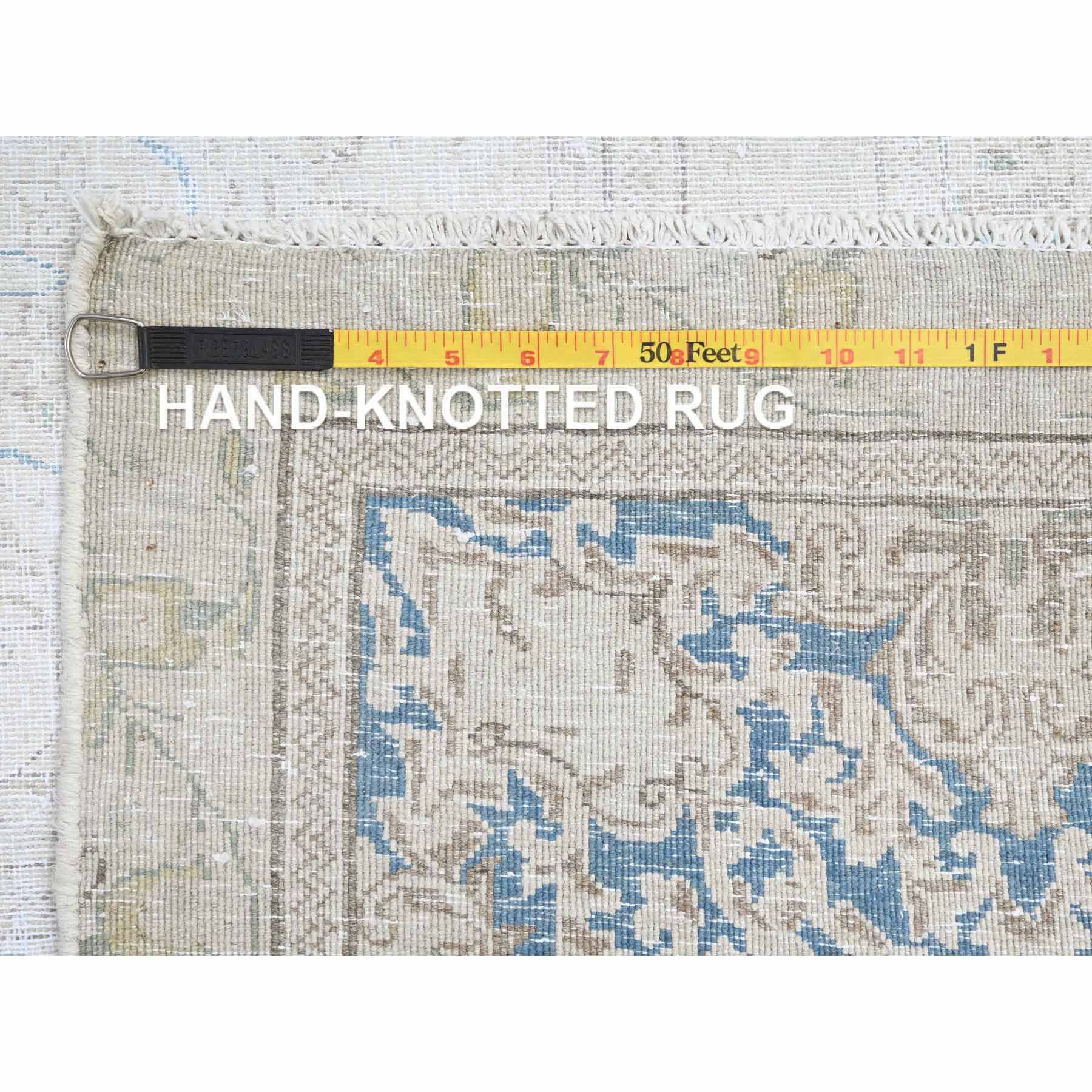 Overdyed-Vintage-Hand-Knotted-Rug-427625