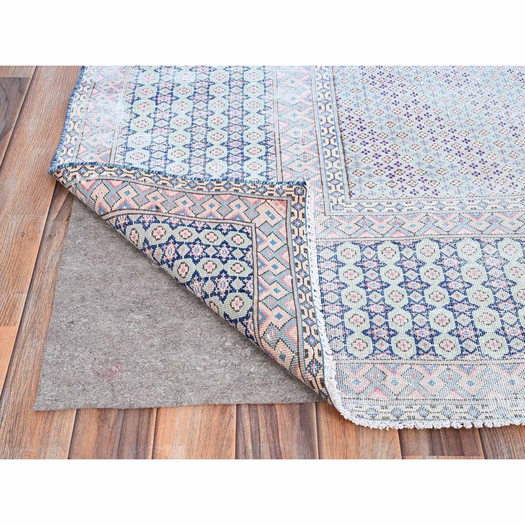 Overdyed-Vintage-Hand-Knotted-Rug-427655