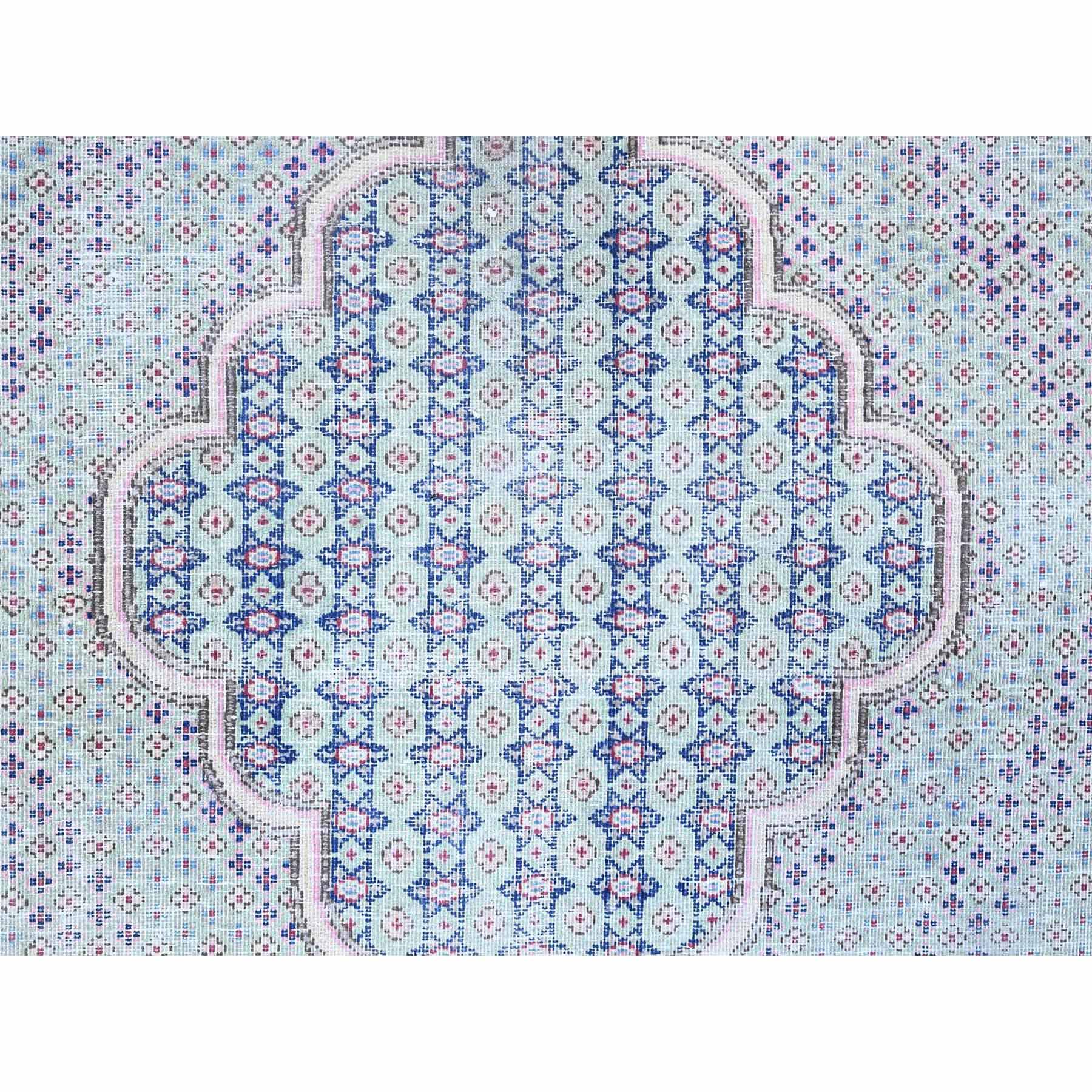 Overdyed-Vintage-Hand-Knotted-Rug-427655