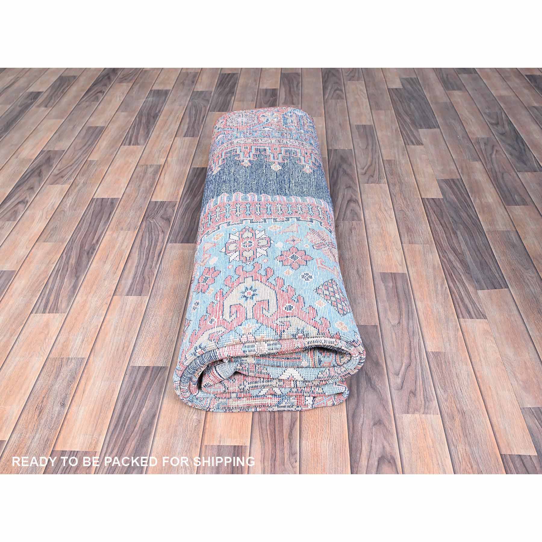 Overdyed-Vintage-Hand-Knotted-Rug-427665