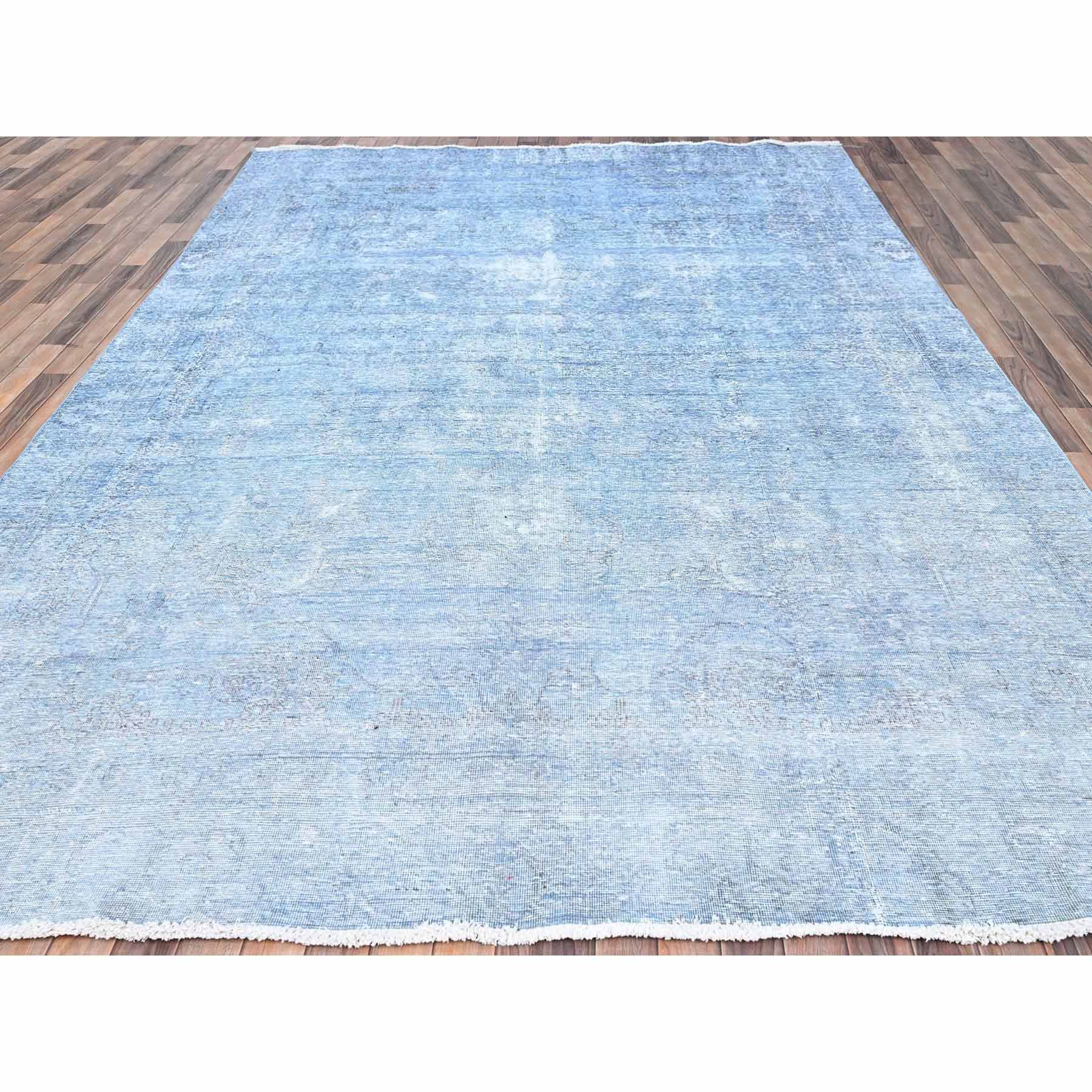 Overdyed-Vintage-Hand-Knotted-Rug-427695