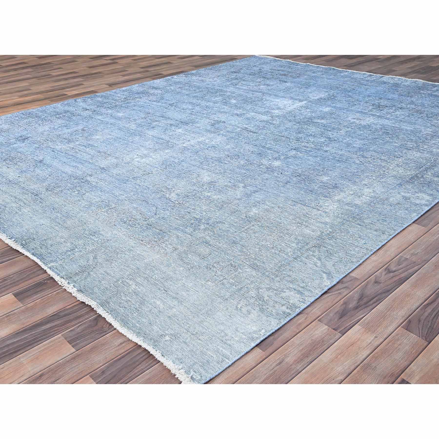 Overdyed-Vintage-Hand-Knotted-Rug-427695