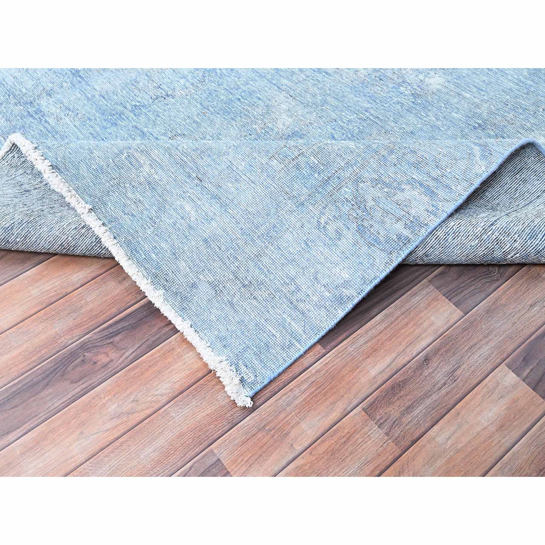 Overdyed-Vintage-Hand-Knotted-Rug-427695