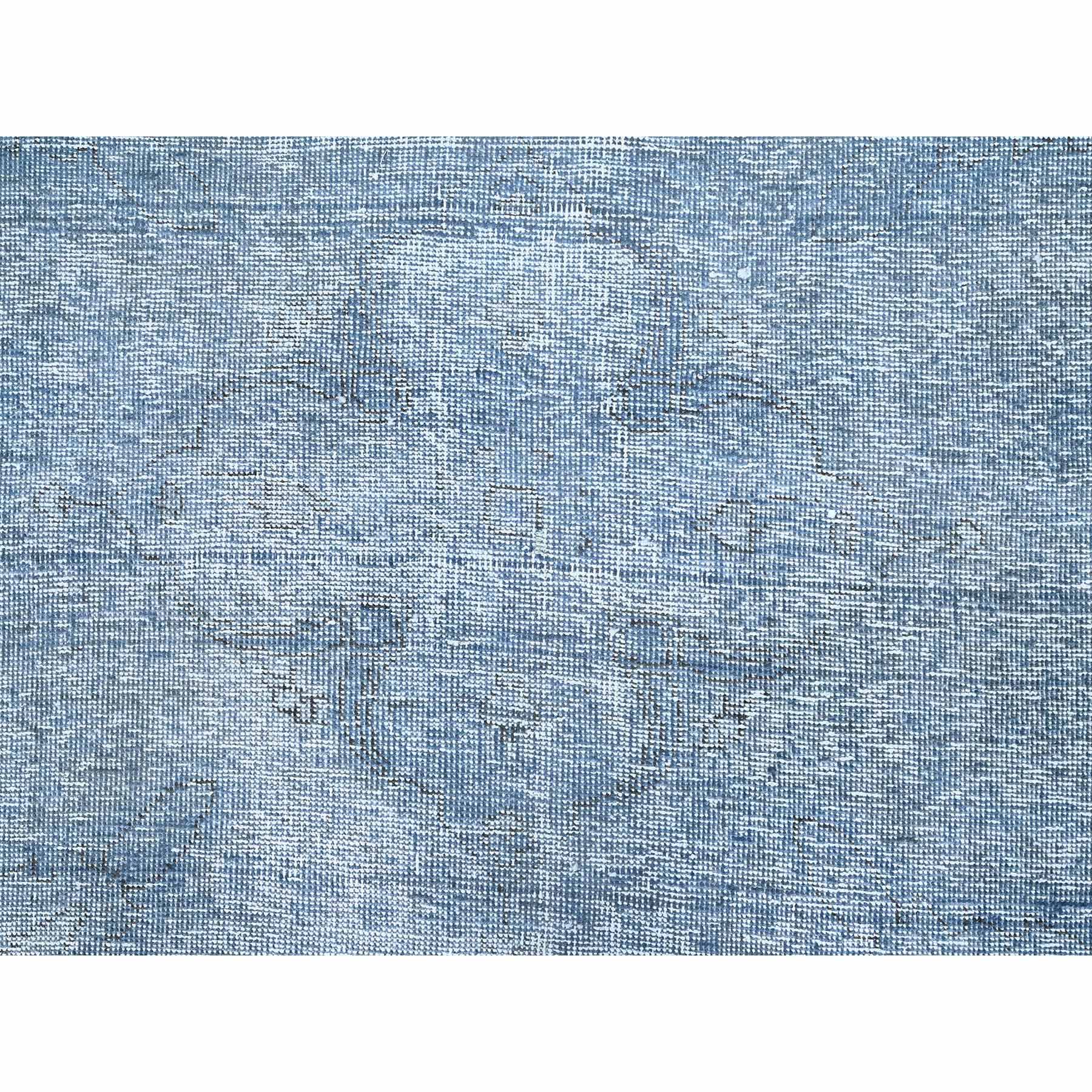 Overdyed-Vintage-Hand-Knotted-Rug-427695