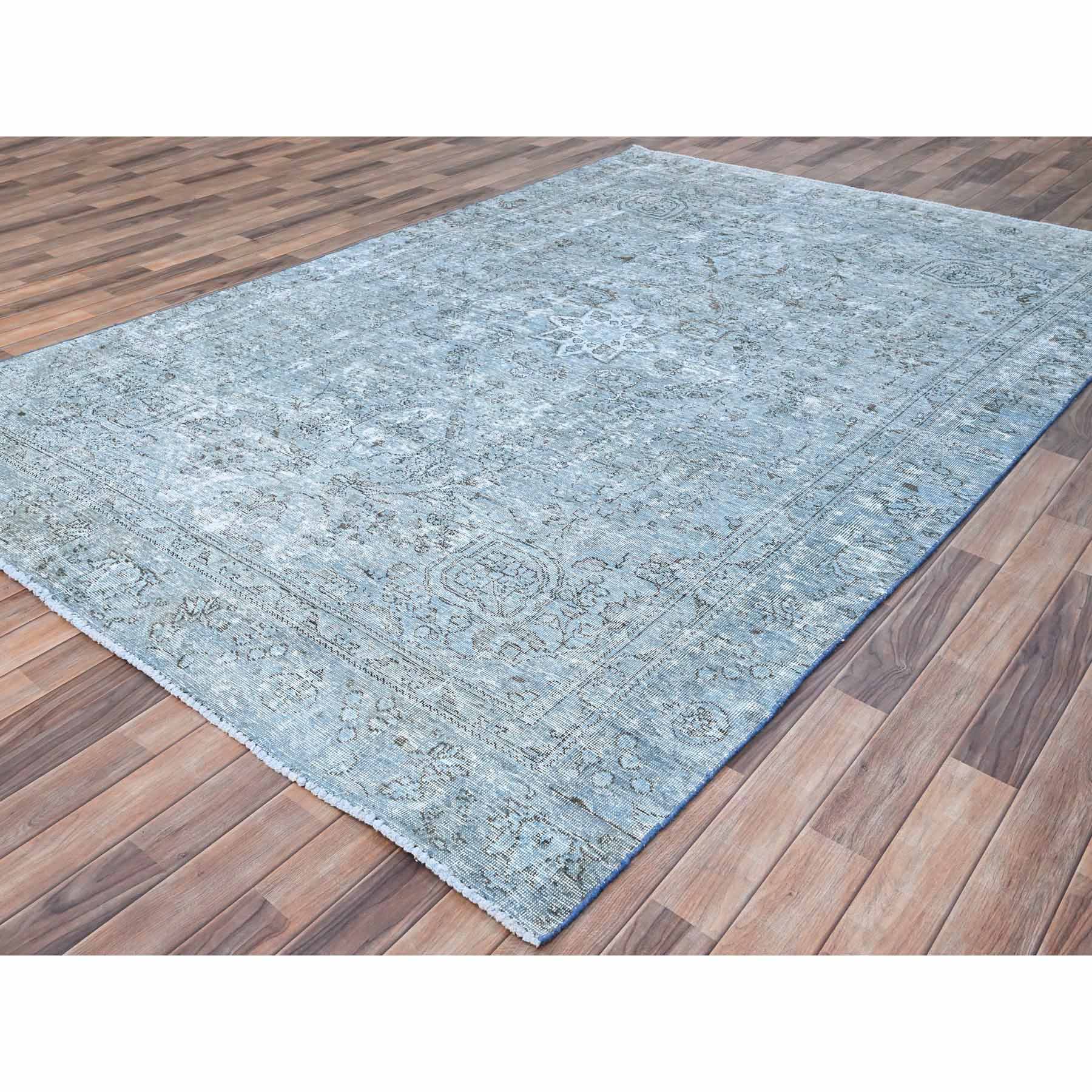 Overdyed-Vintage-Hand-Knotted-Rug-427700