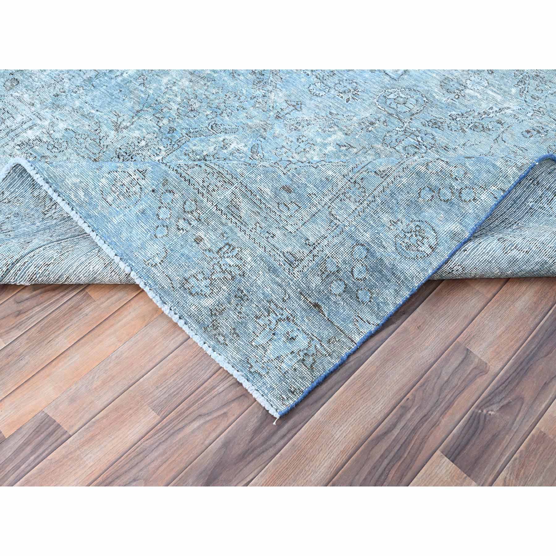 Overdyed-Vintage-Hand-Knotted-Rug-427700