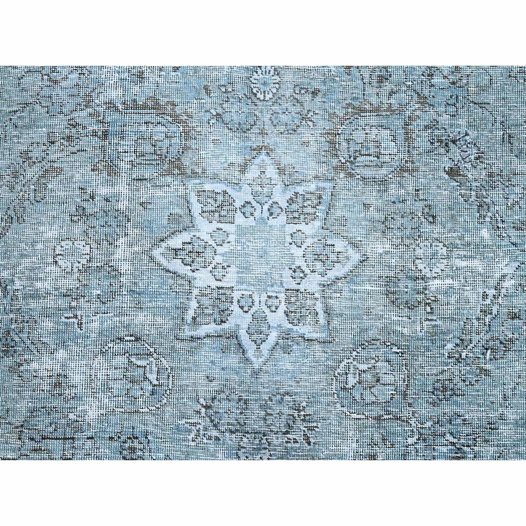 Overdyed-Vintage-Hand-Knotted-Rug-427700