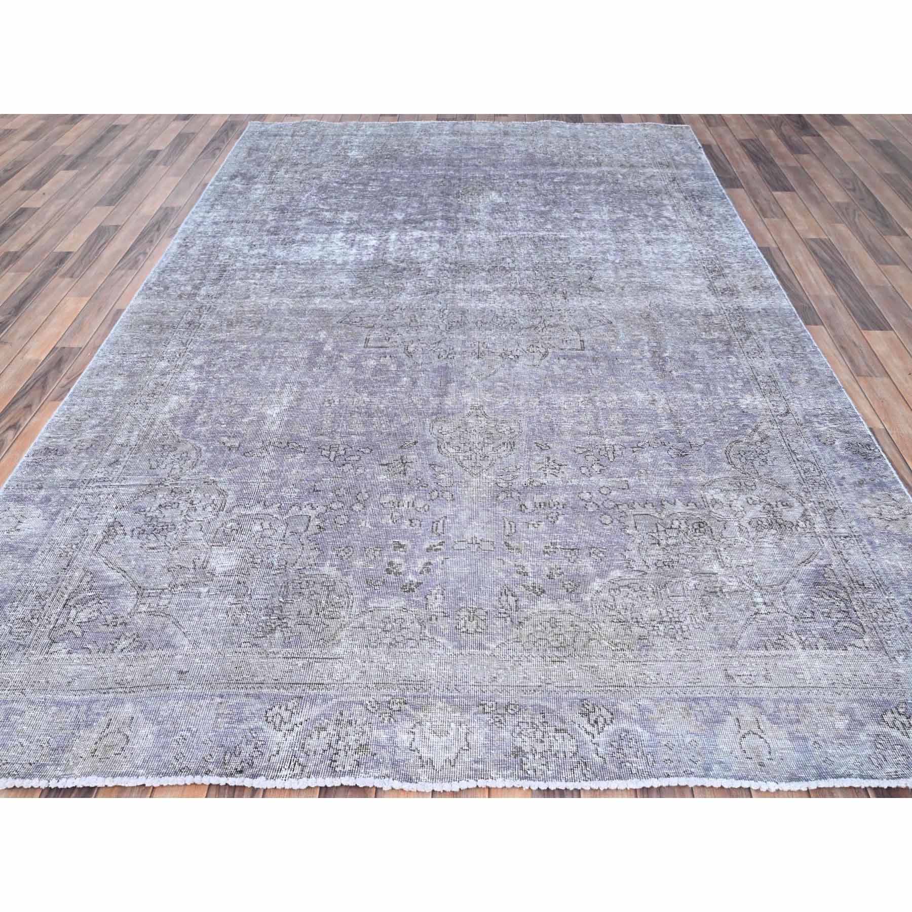 Overdyed-Vintage-Hand-Knotted-Rug-427705