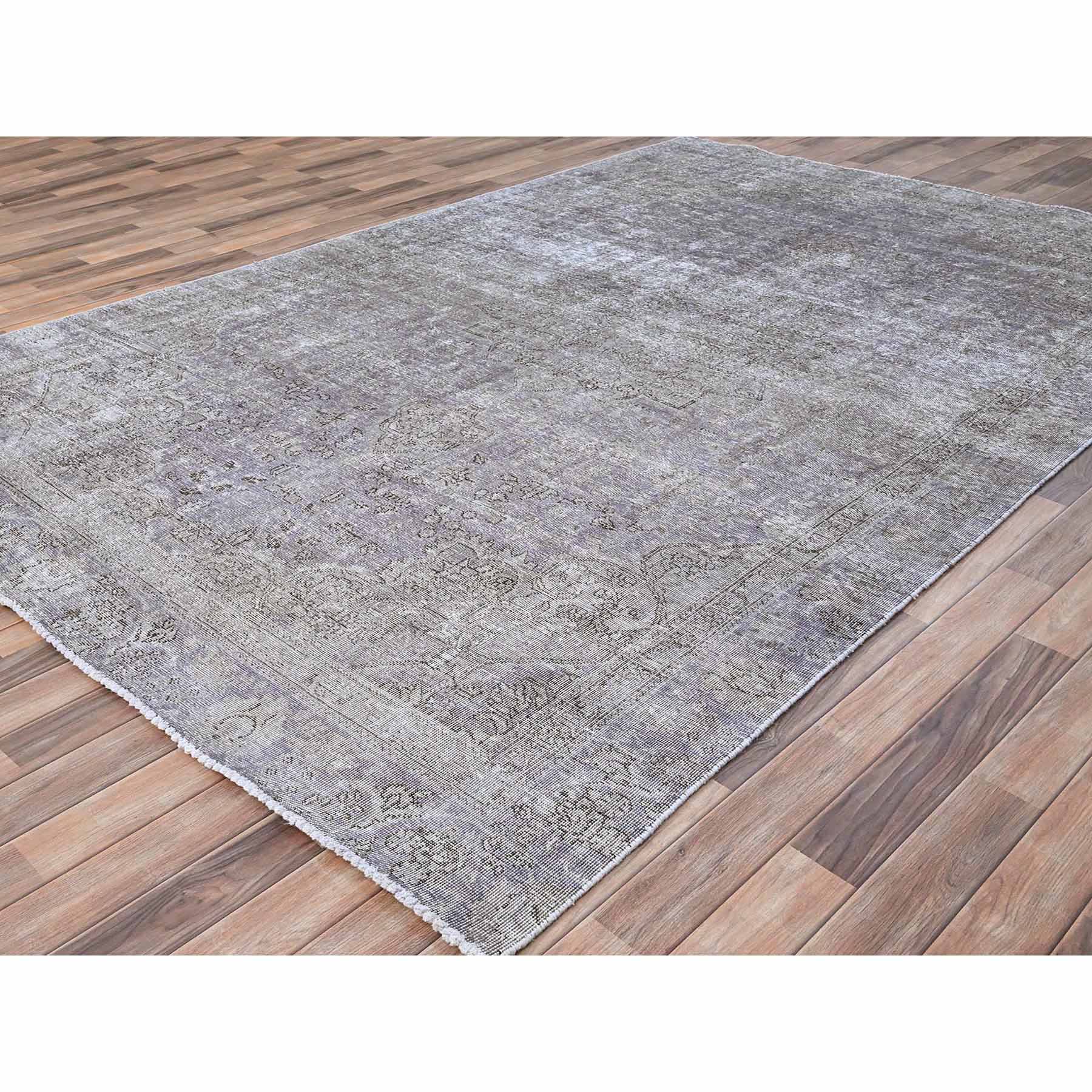 Overdyed-Vintage-Hand-Knotted-Rug-427705