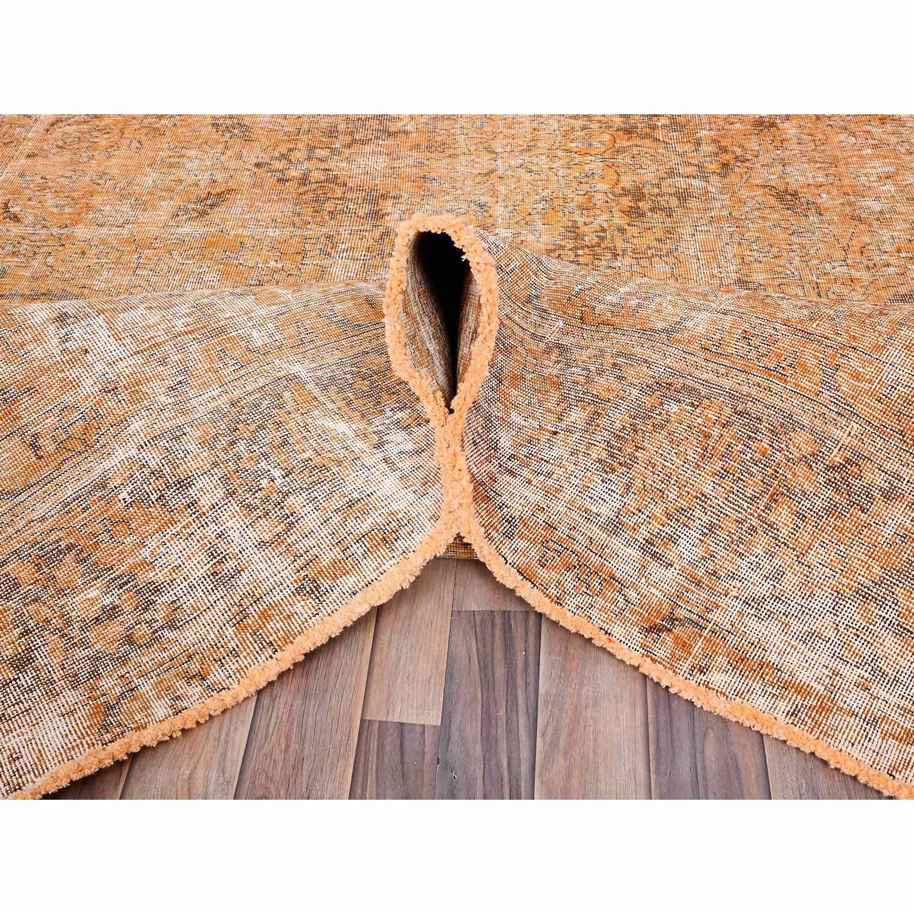 Overdyed-Vintage-Hand-Knotted-Rug-427710