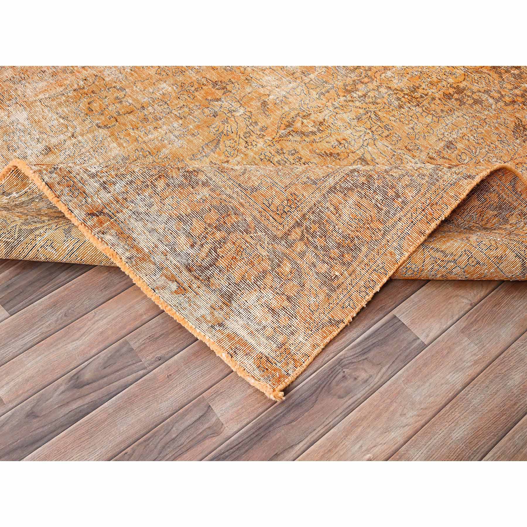 Overdyed-Vintage-Hand-Knotted-Rug-427710