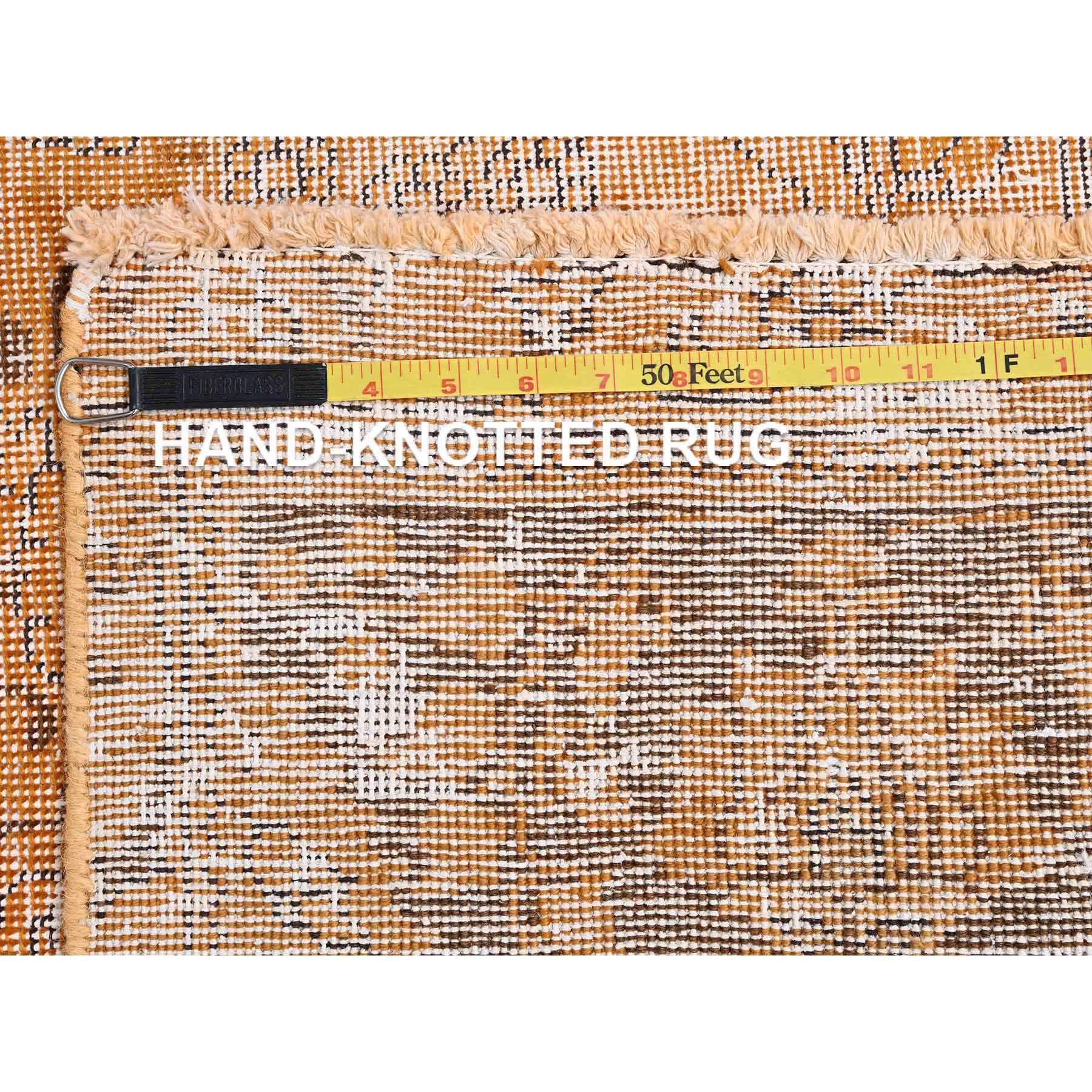 Overdyed-Vintage-Hand-Knotted-Rug-427710