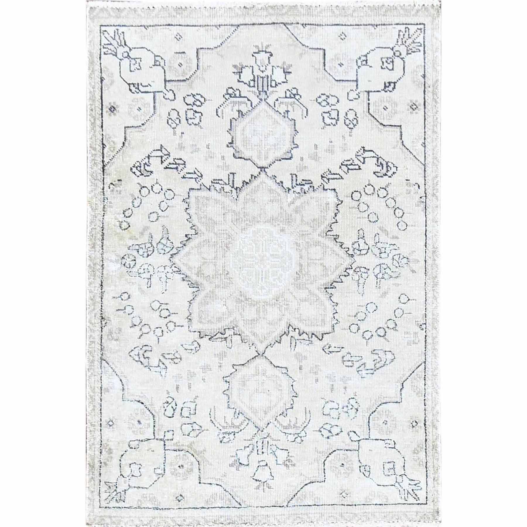 Overdyed-Vintage-Hand-Knotted-Rug-427765