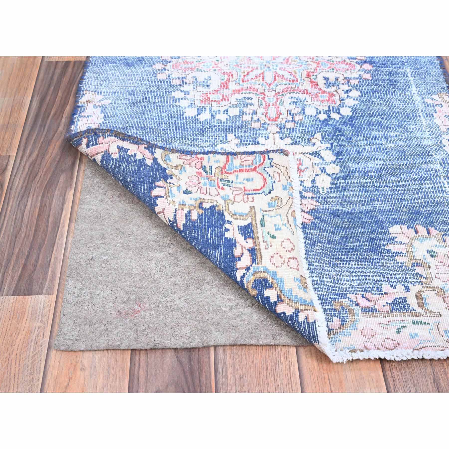 Overdyed-Vintage-Hand-Knotted-Rug-428890
