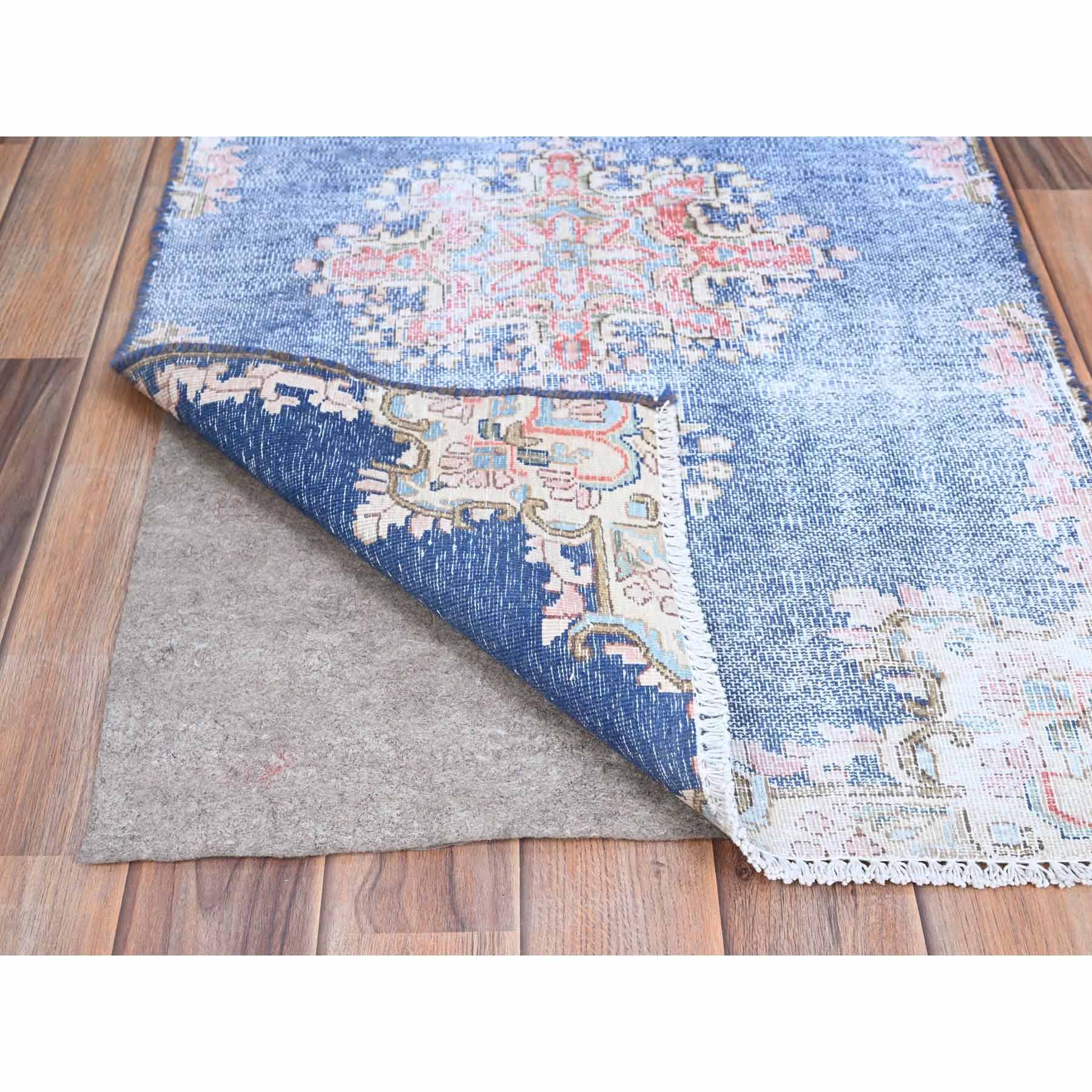 Overdyed-Vintage-Hand-Knotted-Rug-428895