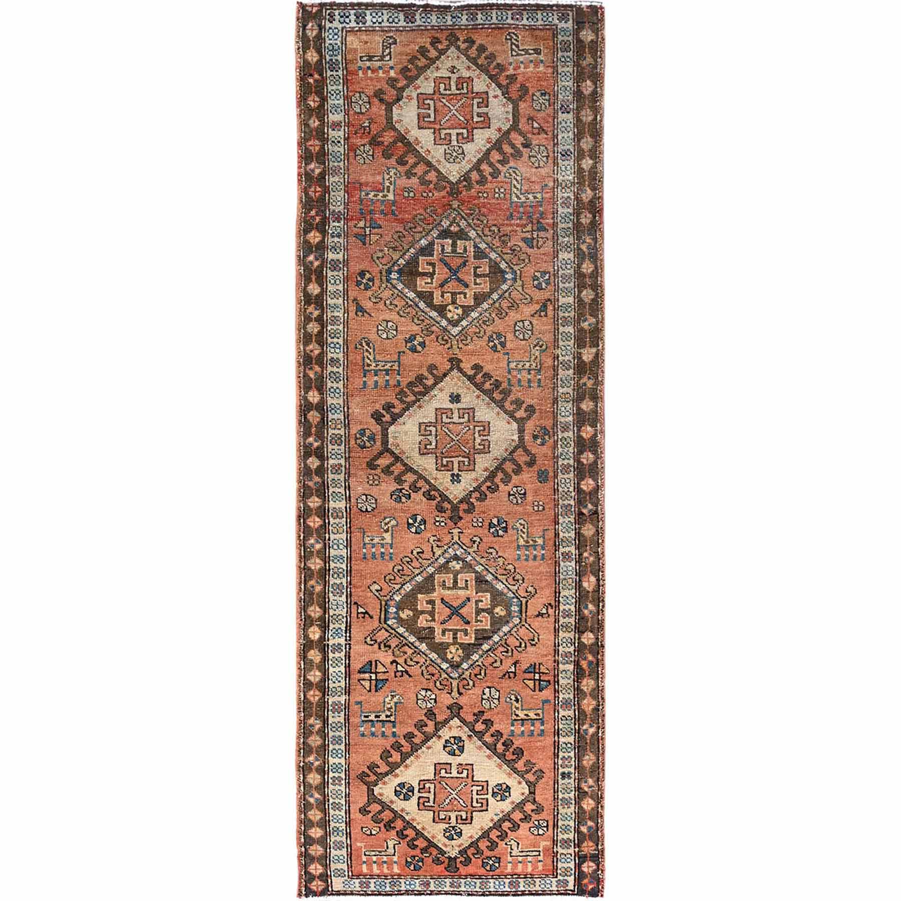 Overdyed-Vintage-Hand-Knotted-Rug-429705