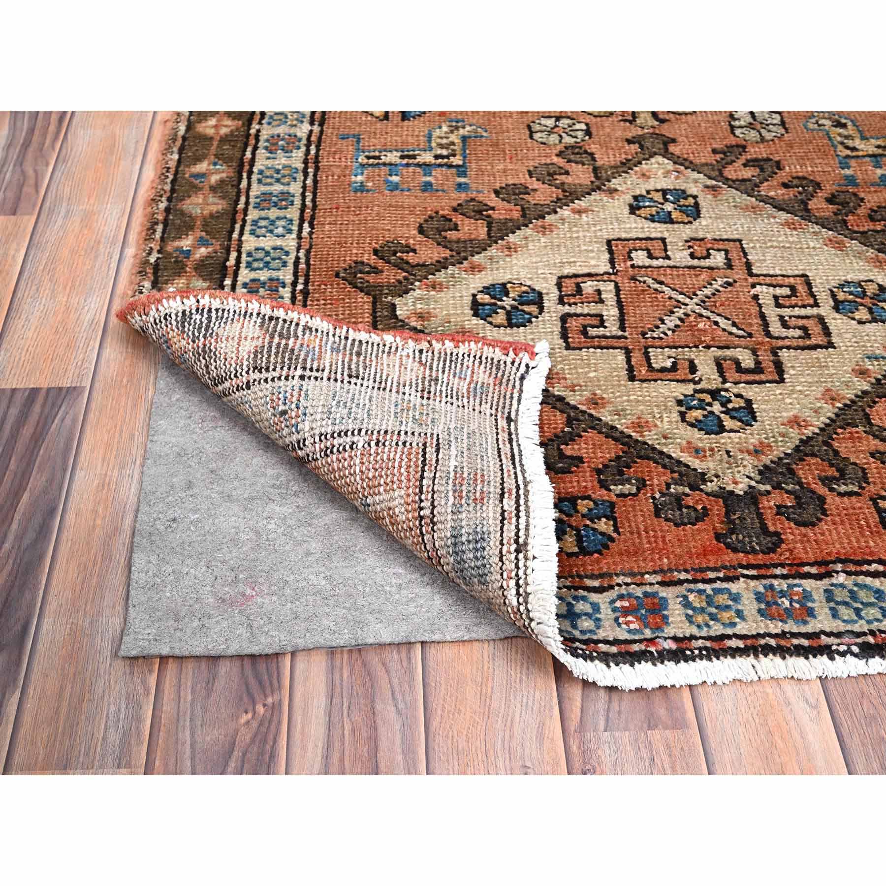 Overdyed-Vintage-Hand-Knotted-Rug-429705
