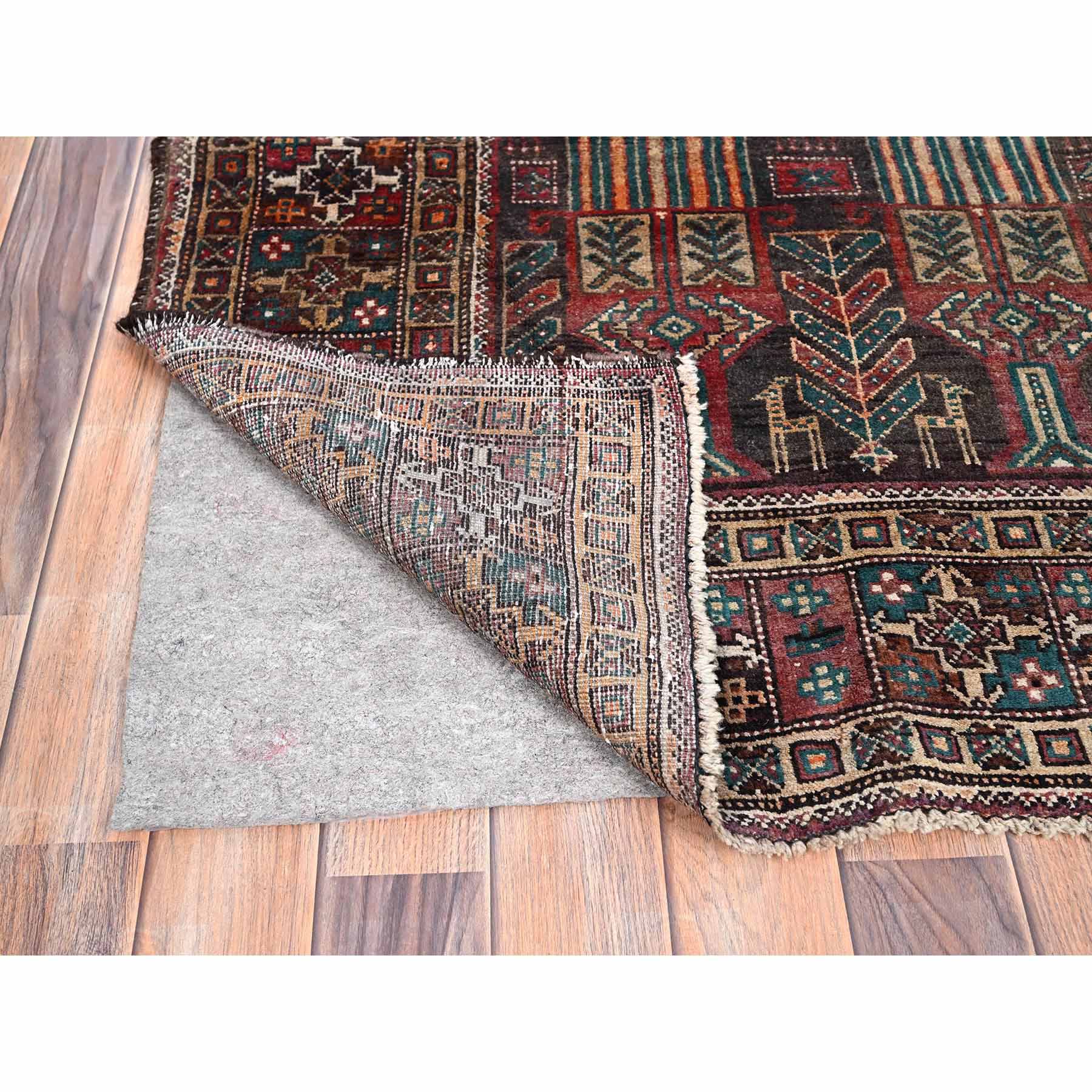 Overdyed-Vintage-Hand-Knotted-Rug-429730