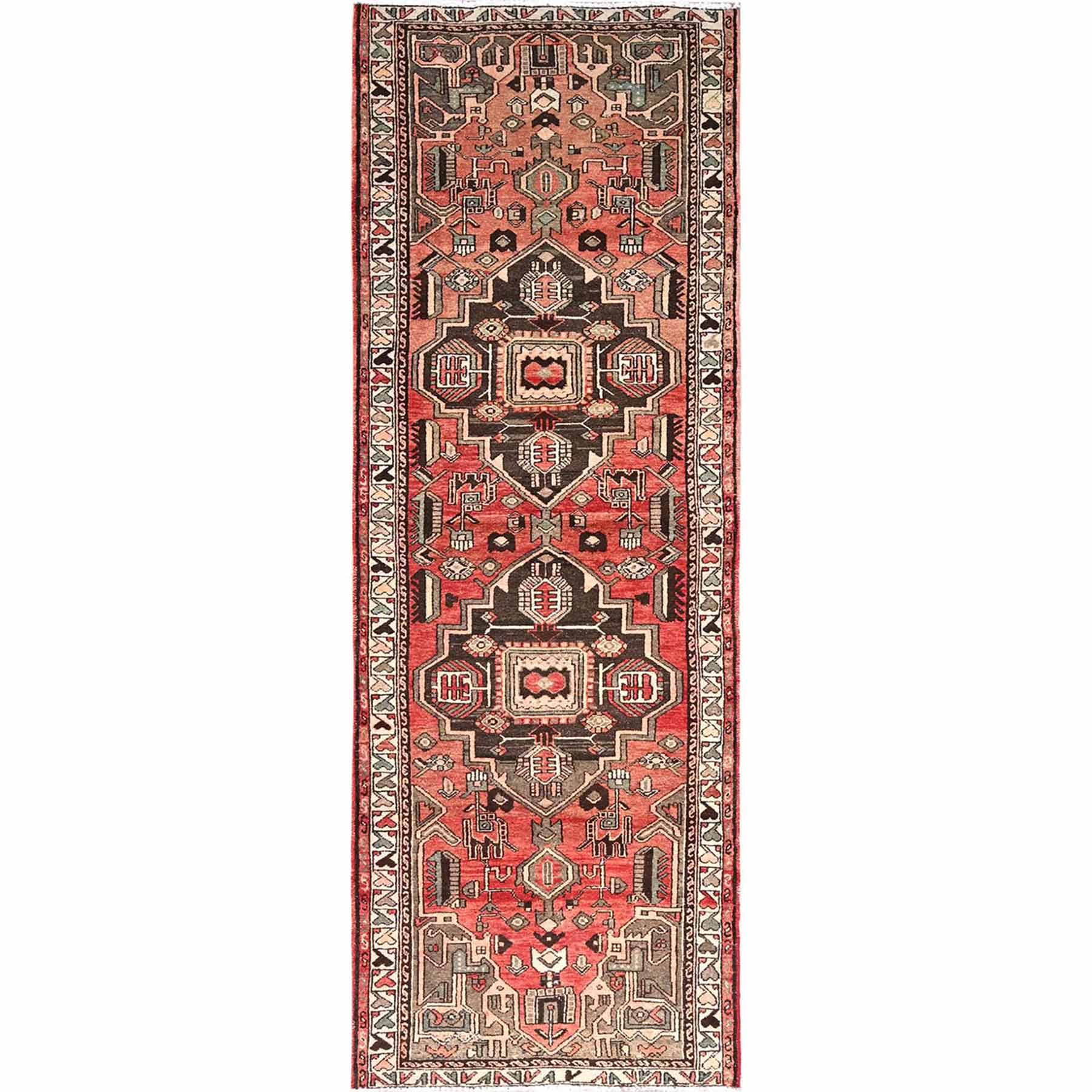 Overdyed-Vintage-Hand-Knotted-Rug-429740