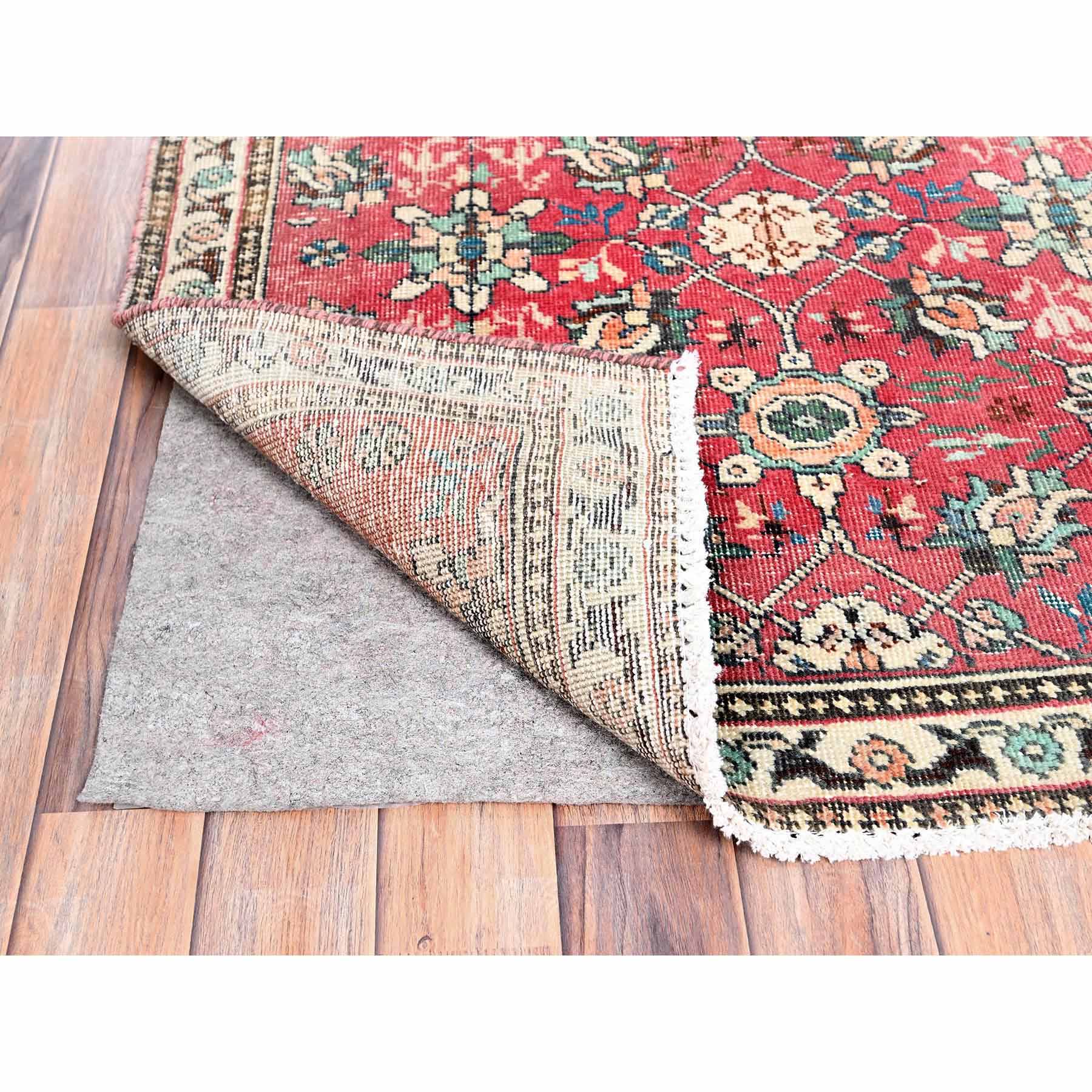 Overdyed-Vintage-Hand-Knotted-Rug-429745