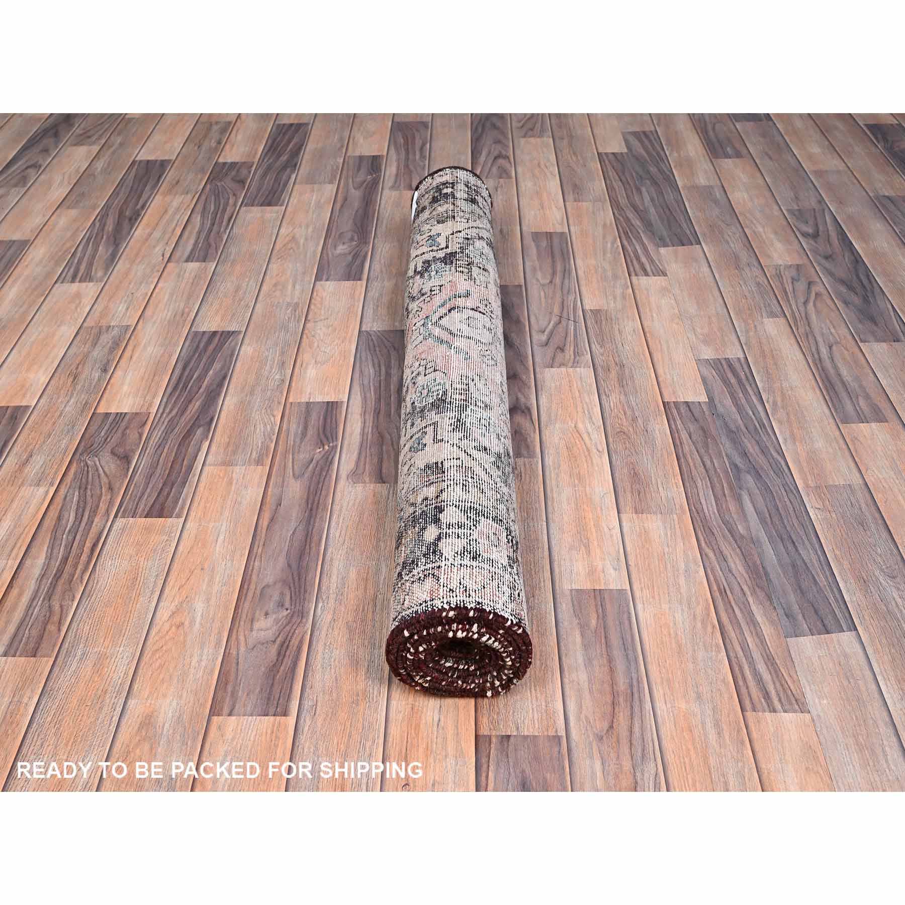 Overdyed-Vintage-Hand-Knotted-Rug-429850