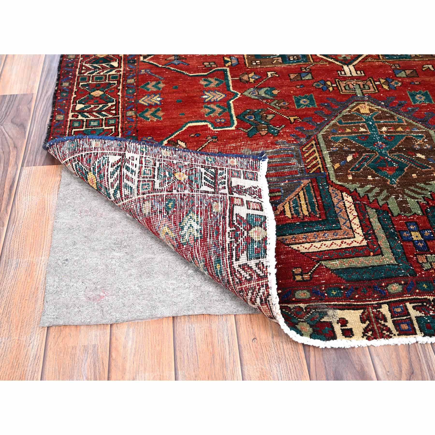 Overdyed-Vintage-Hand-Knotted-Rug-429855