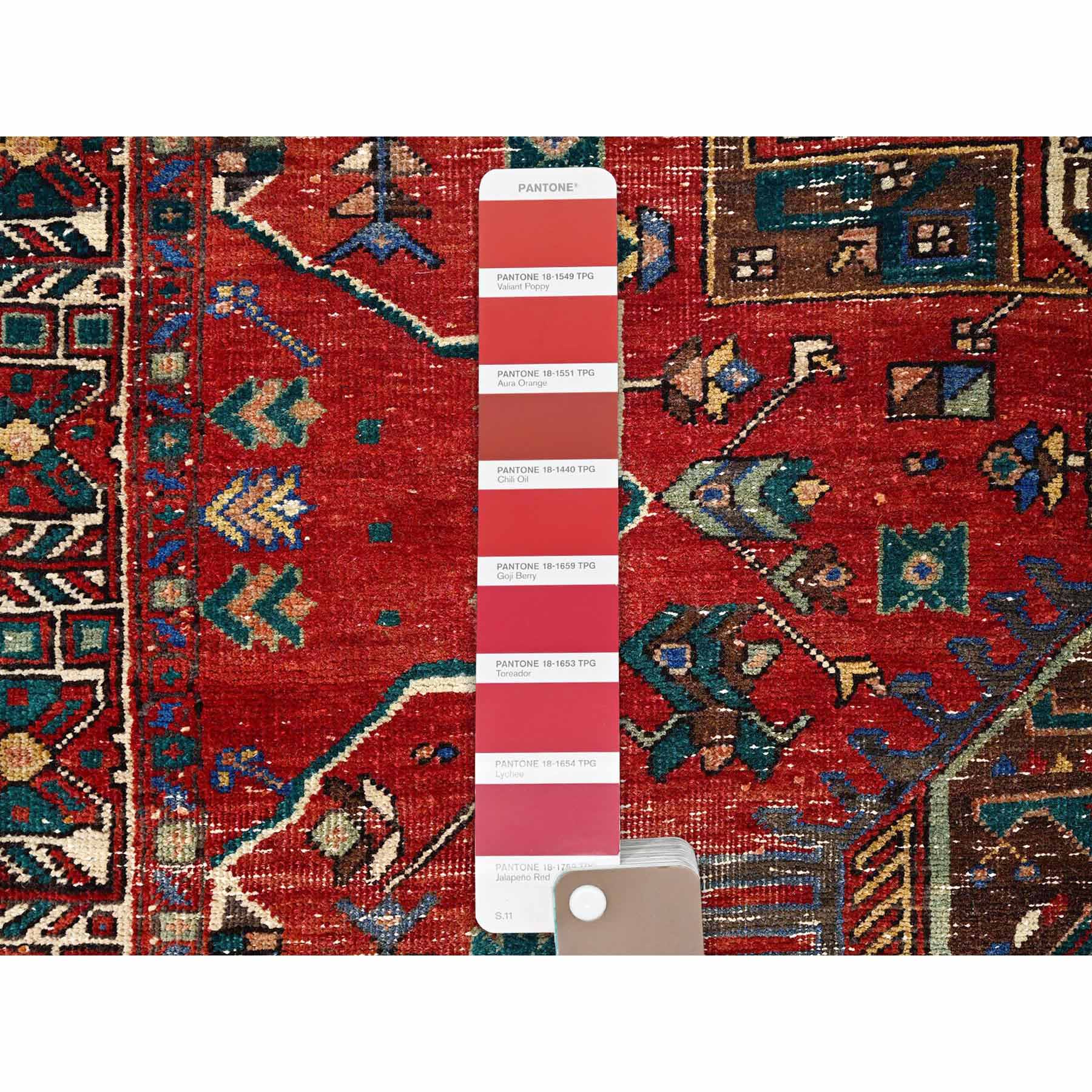 Overdyed-Vintage-Hand-Knotted-Rug-429855