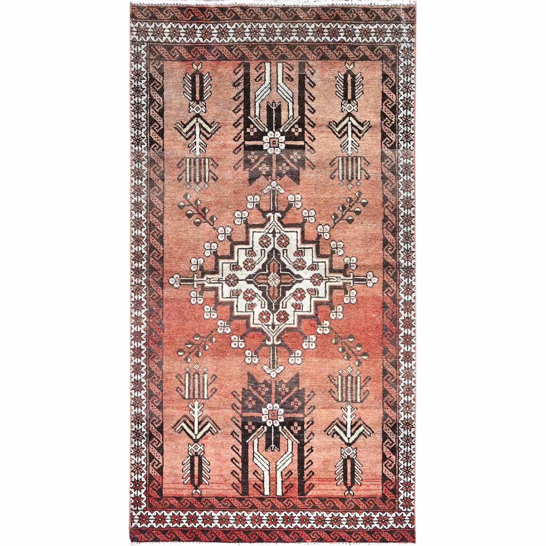 Overdyed-Vintage-Hand-Knotted-Rug-429885