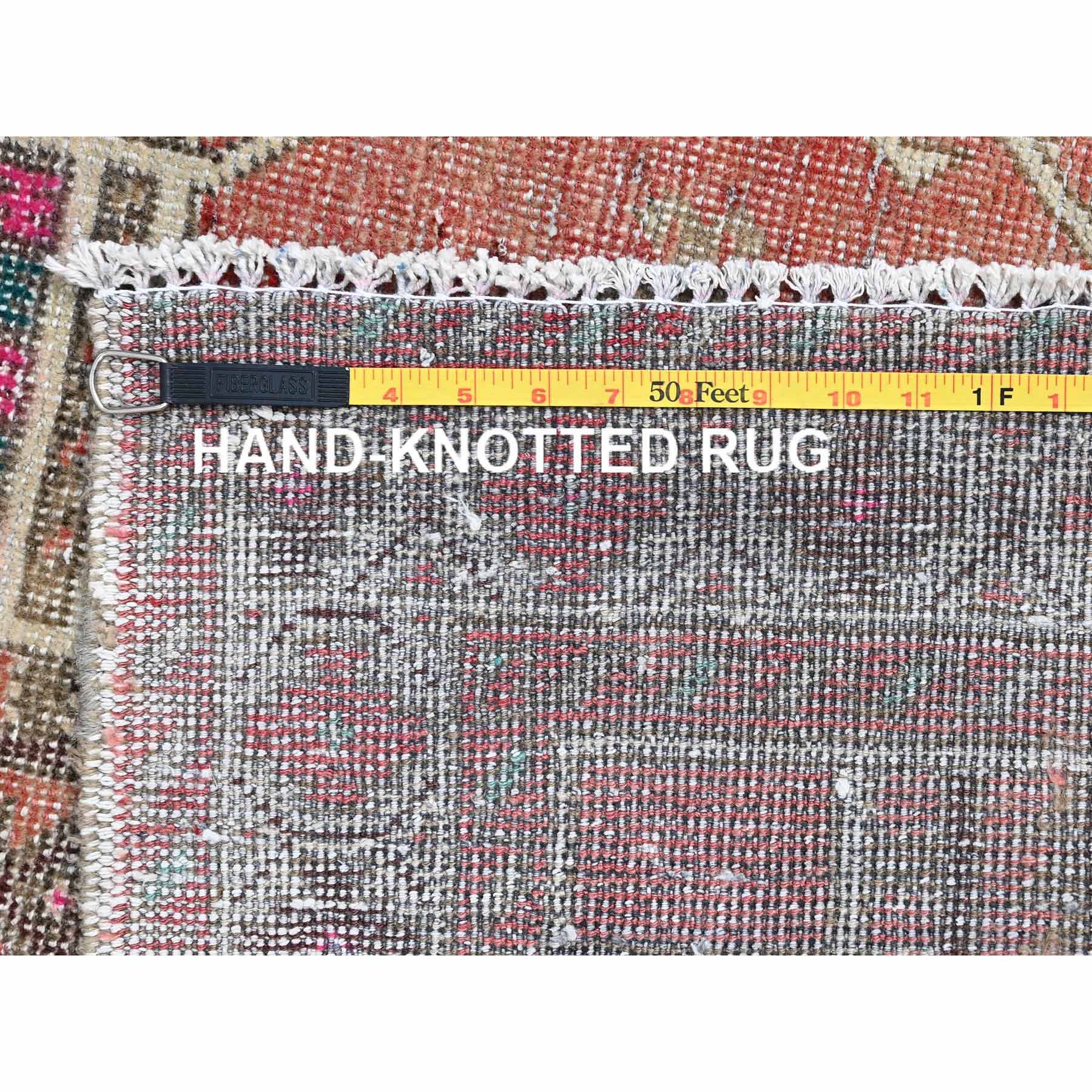 Overdyed-Vintage-Hand-Knotted-Rug-429890