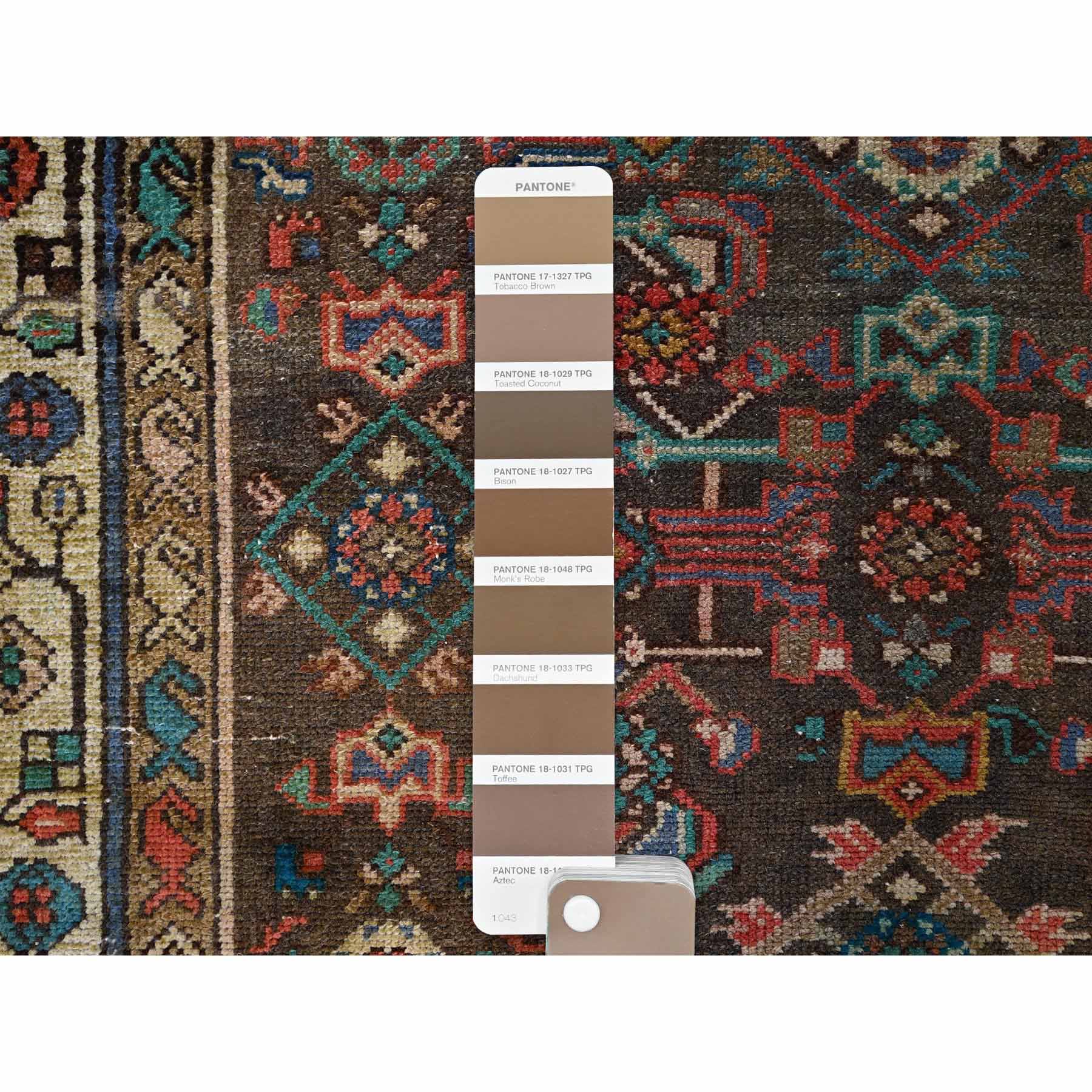 Overdyed-Vintage-Hand-Knotted-Rug-429925