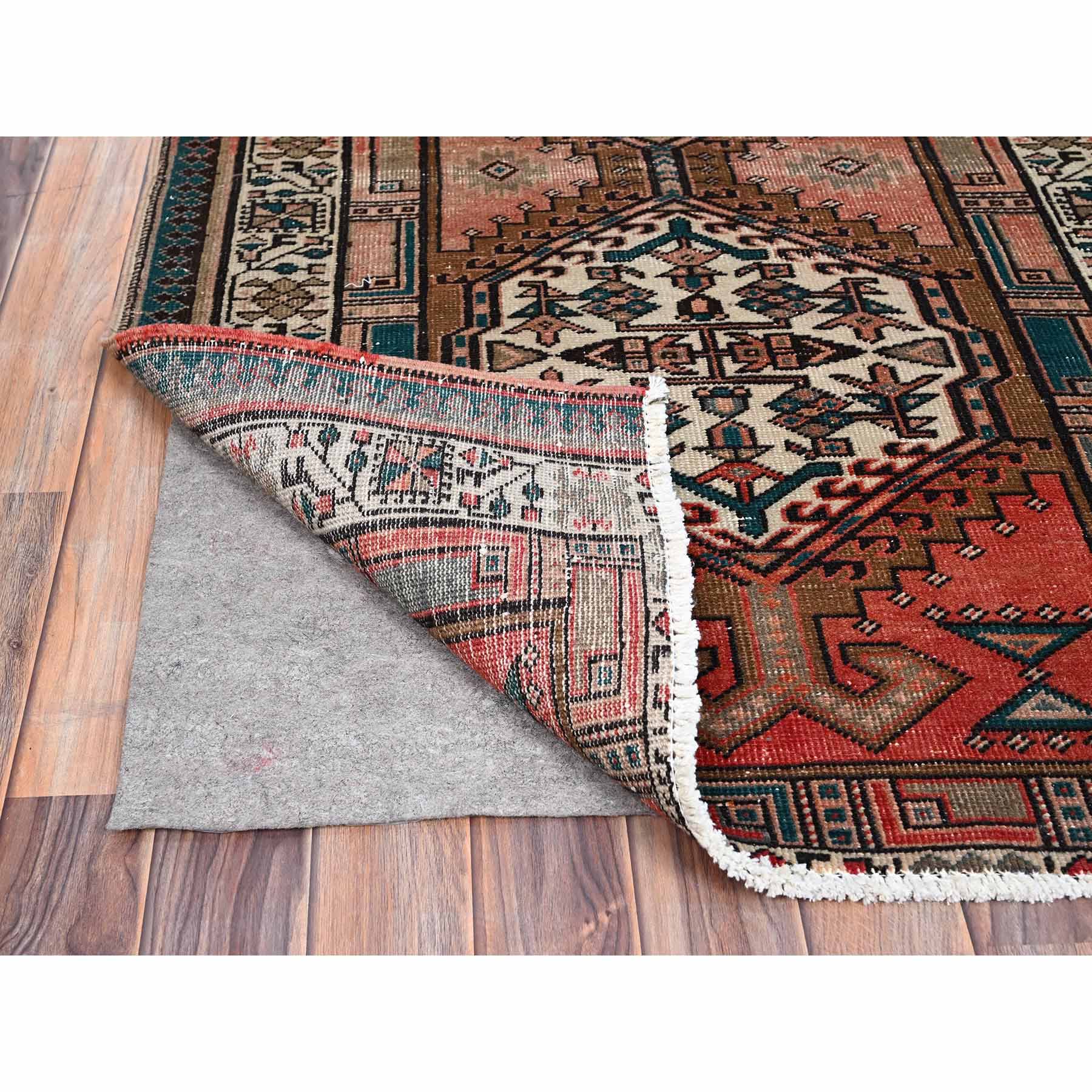 Overdyed-Vintage-Hand-Knotted-Rug-429940