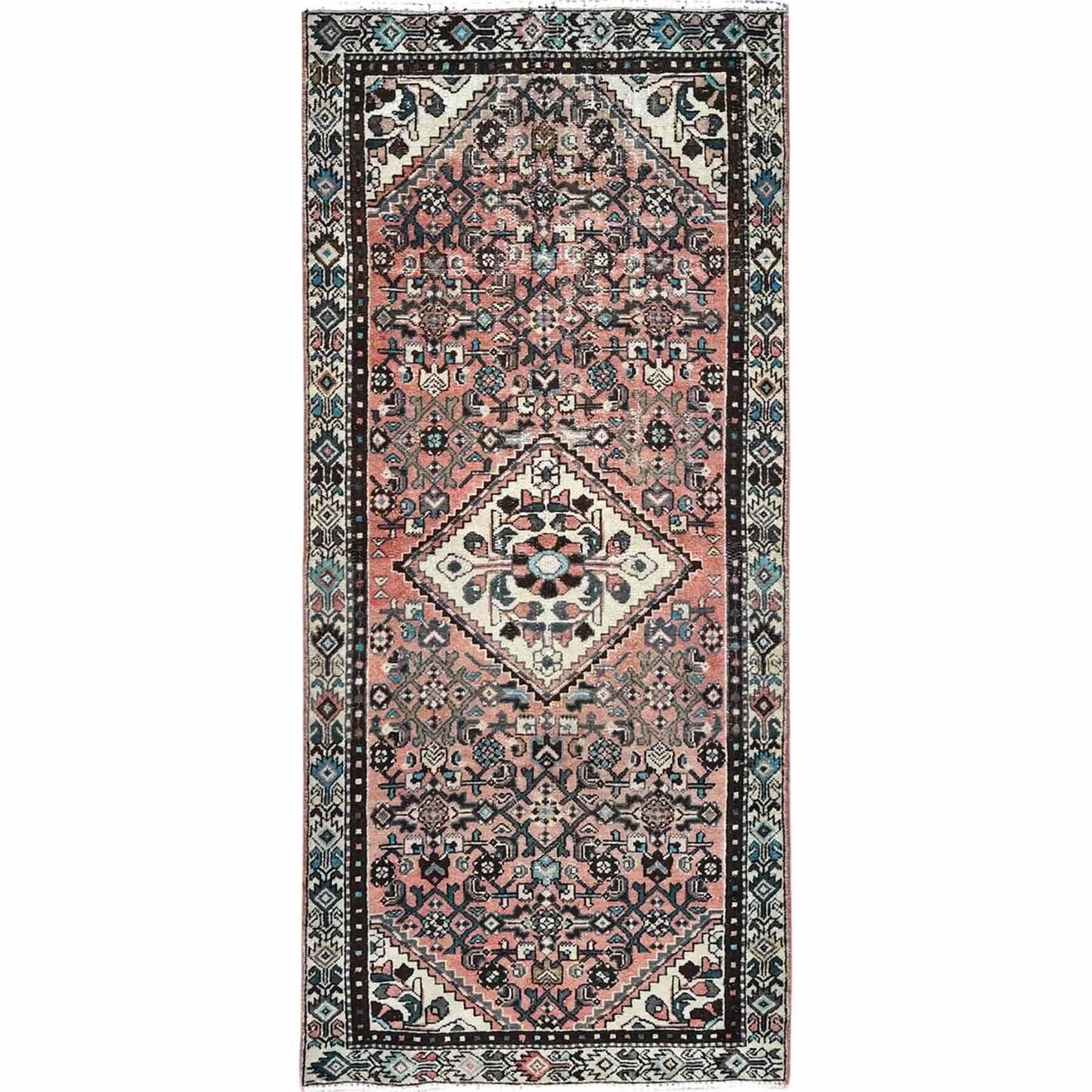 Overdyed-Vintage-Hand-Knotted-Rug-429985