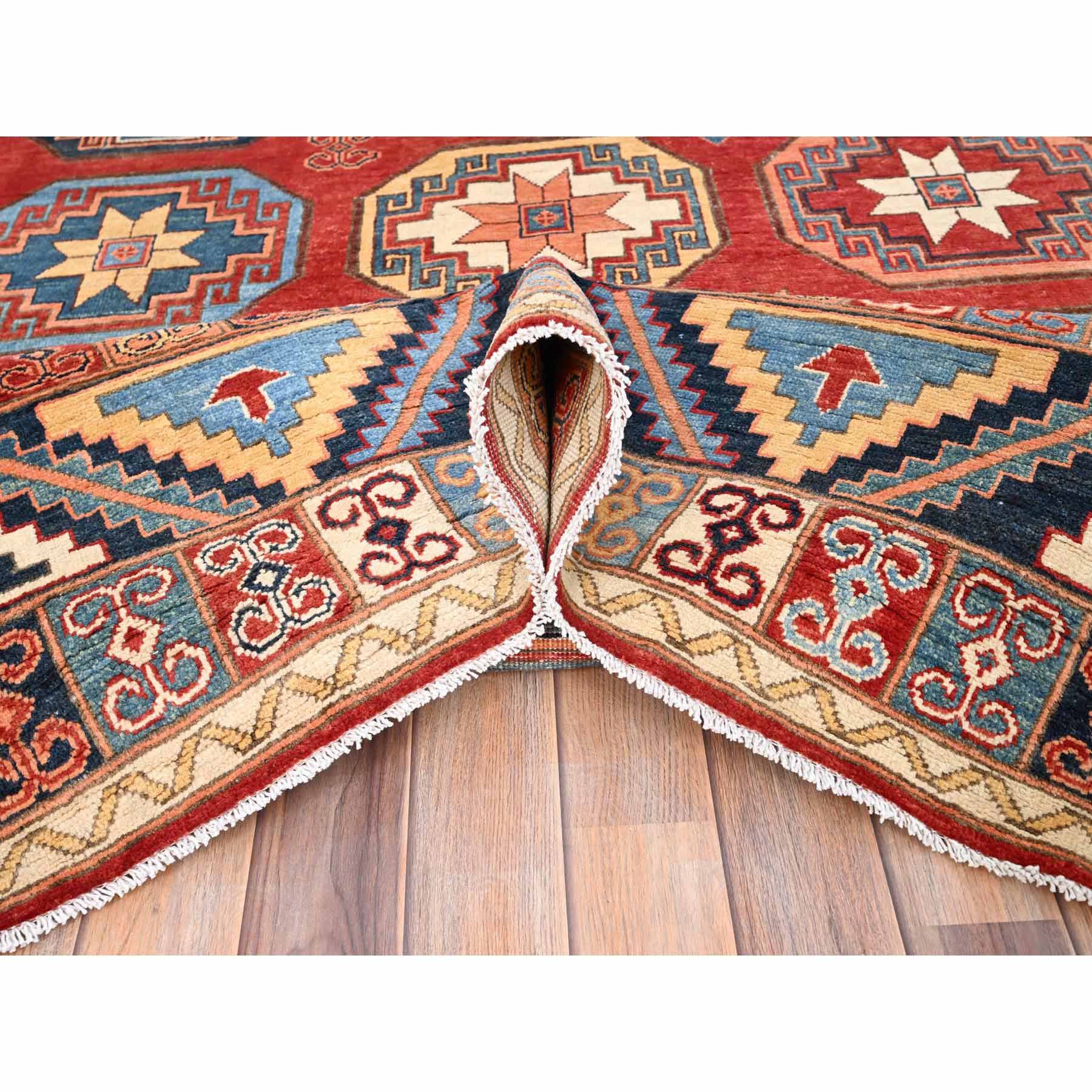 Tribal-Geometric-Hand-Knotted-Rug-427950