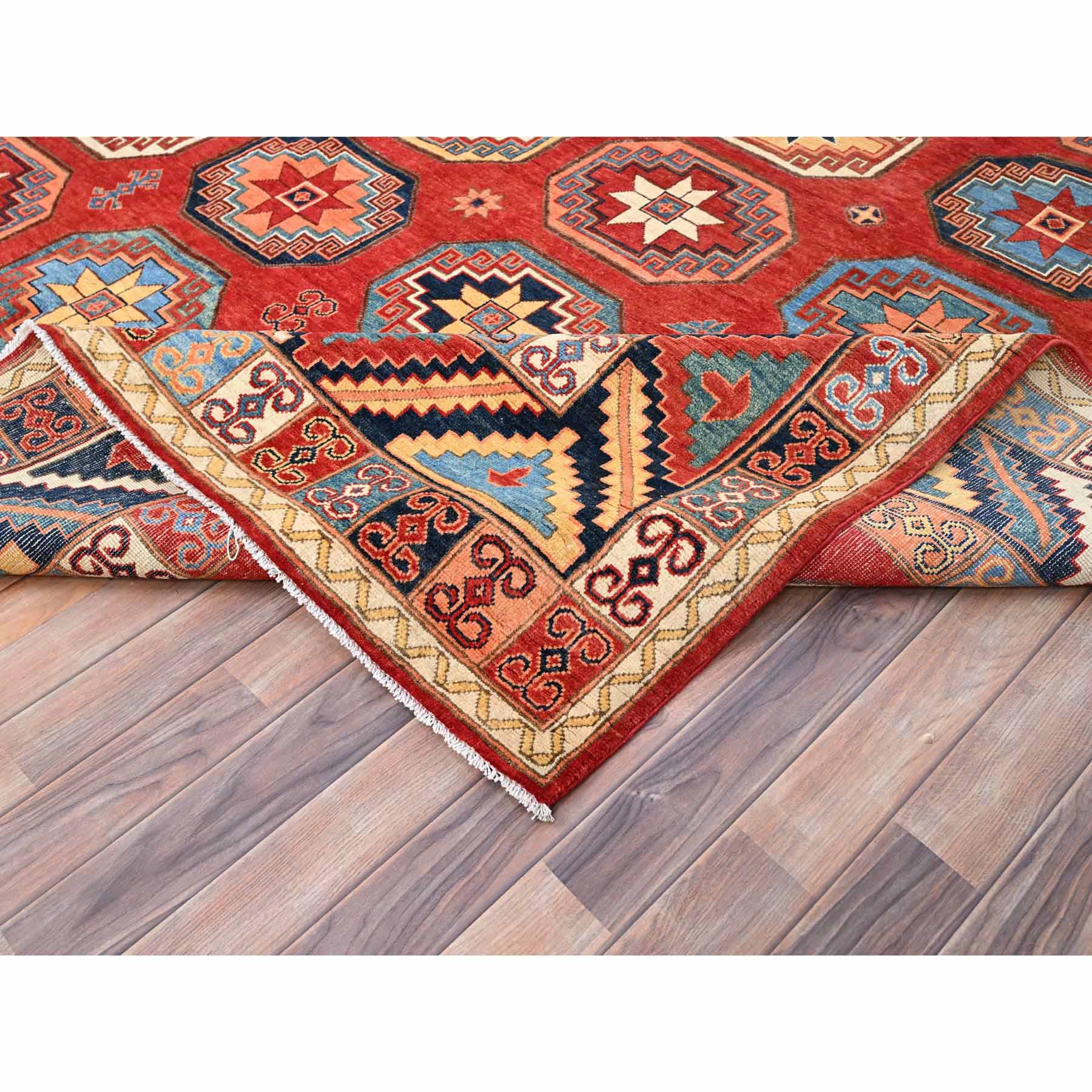 Tribal-Geometric-Hand-Knotted-Rug-427950