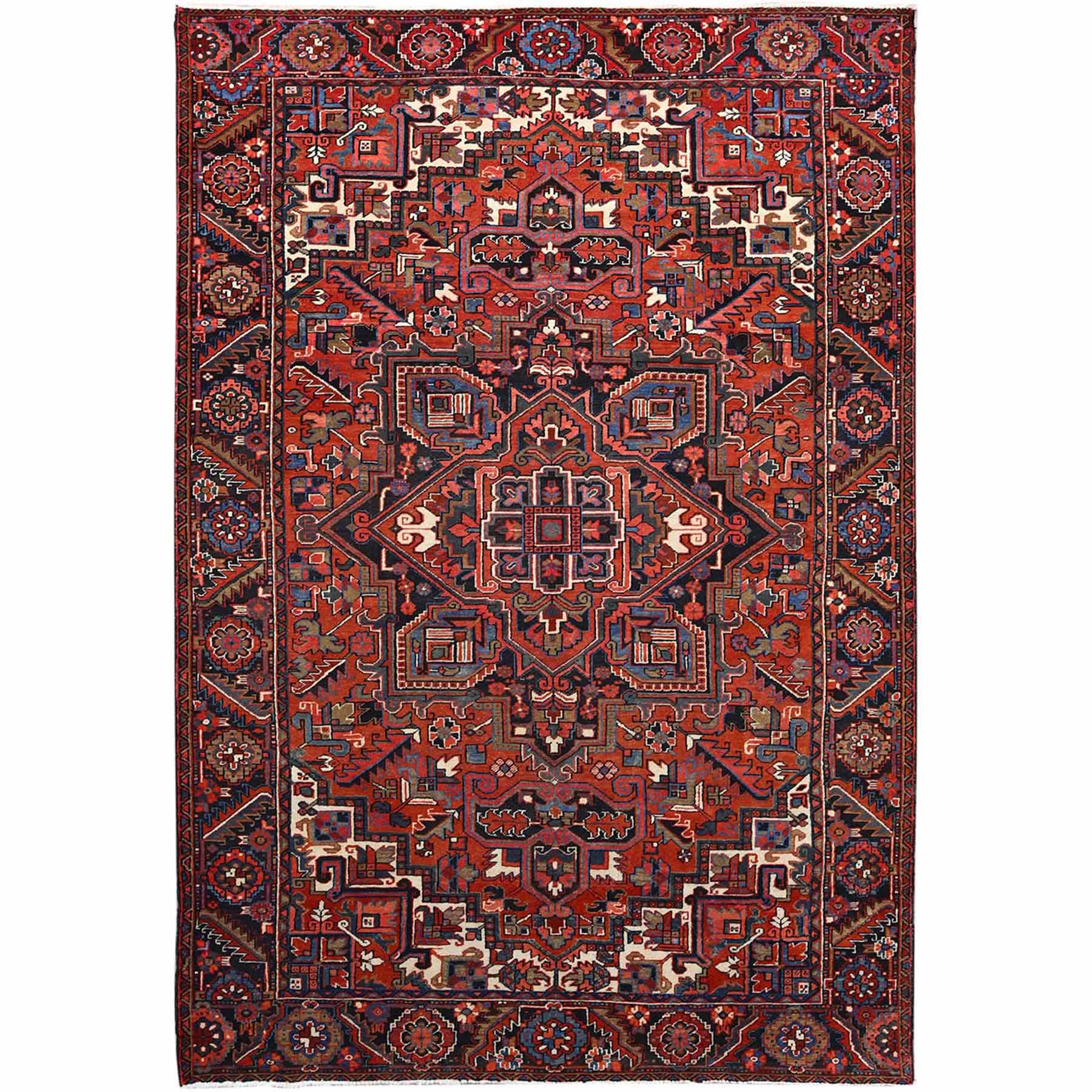 Heriz-Hand-Knotted-Rug-430705