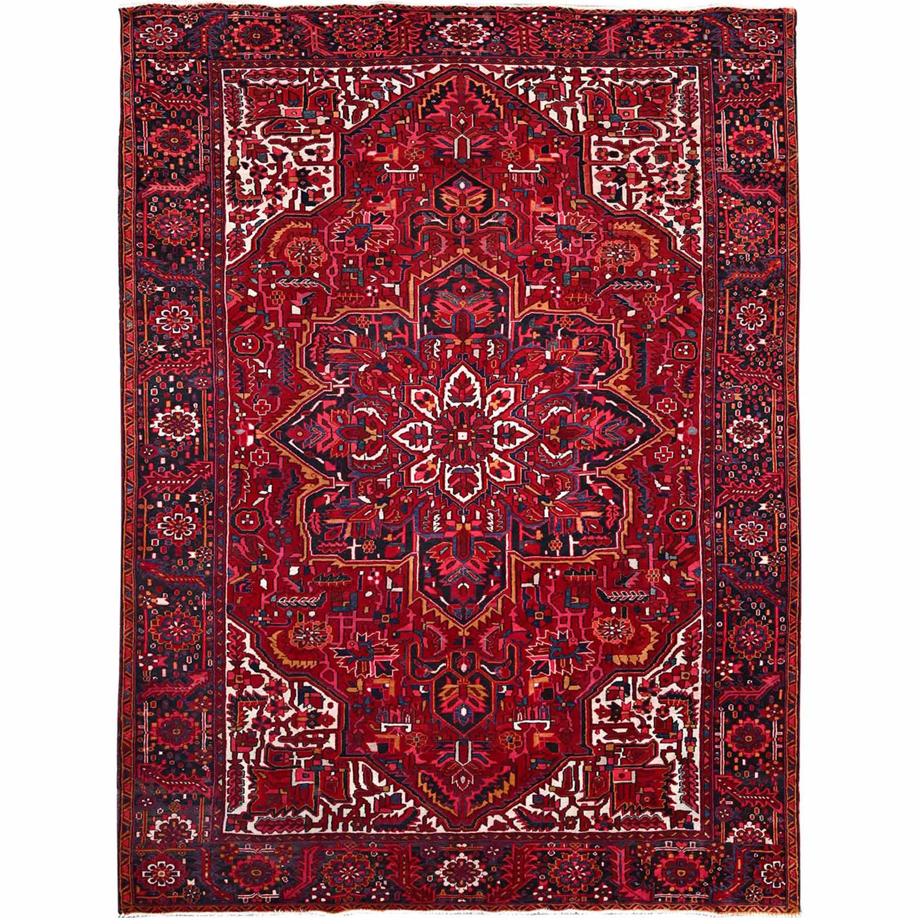 Heriz-Hand-Knotted-Rug-430715