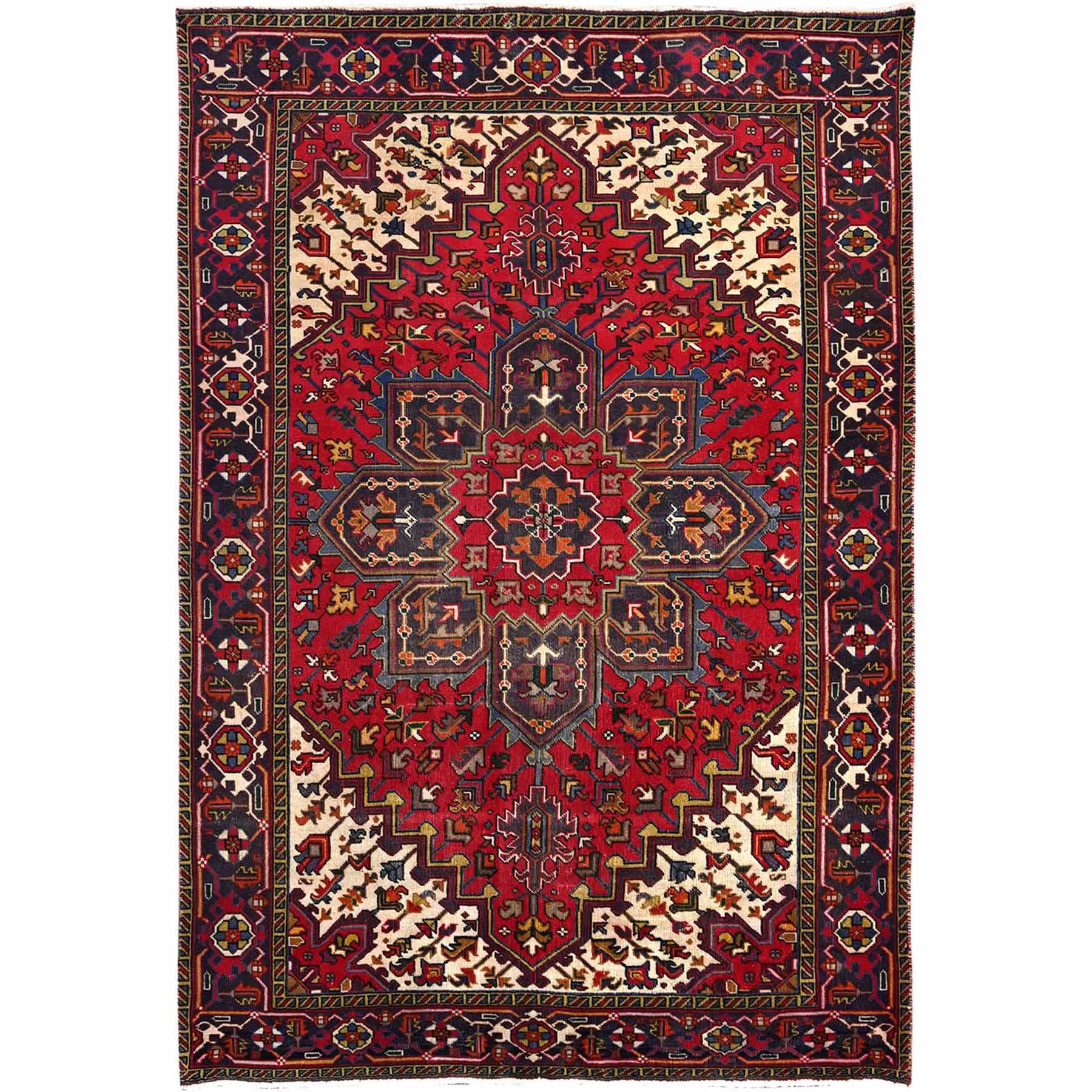 Heriz-Hand-Knotted-Rug-430755