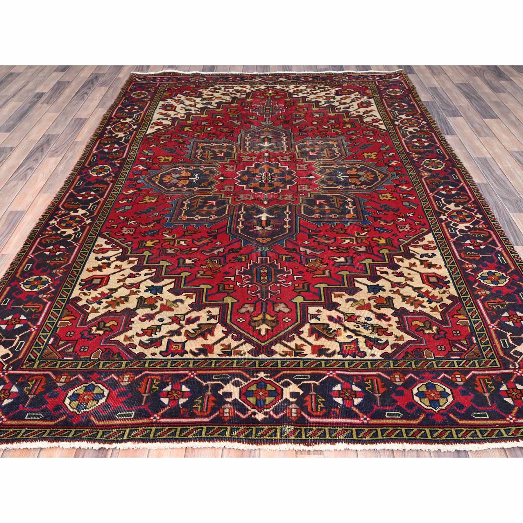Heriz-Hand-Knotted-Rug-430755