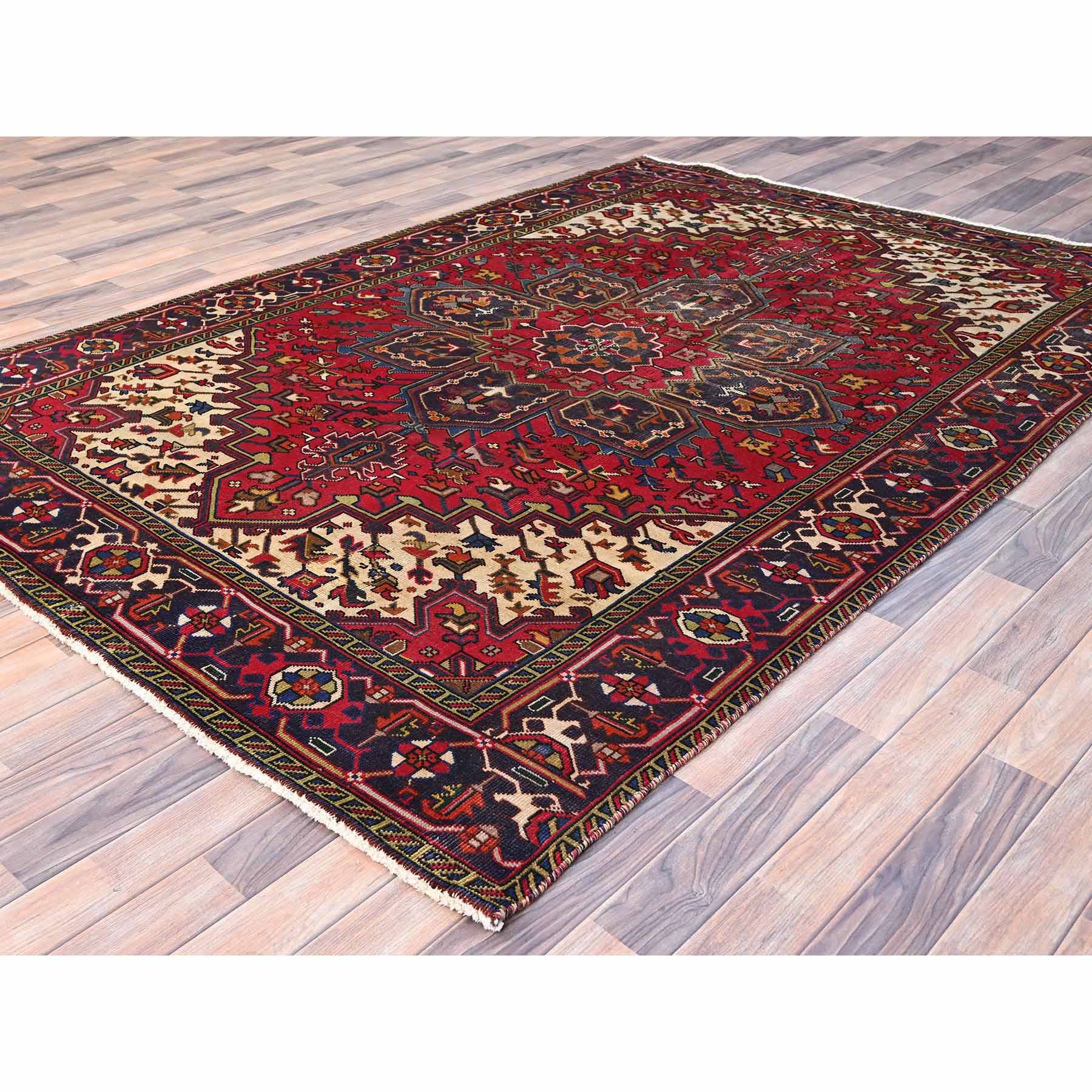 Heriz-Hand-Knotted-Rug-430755
