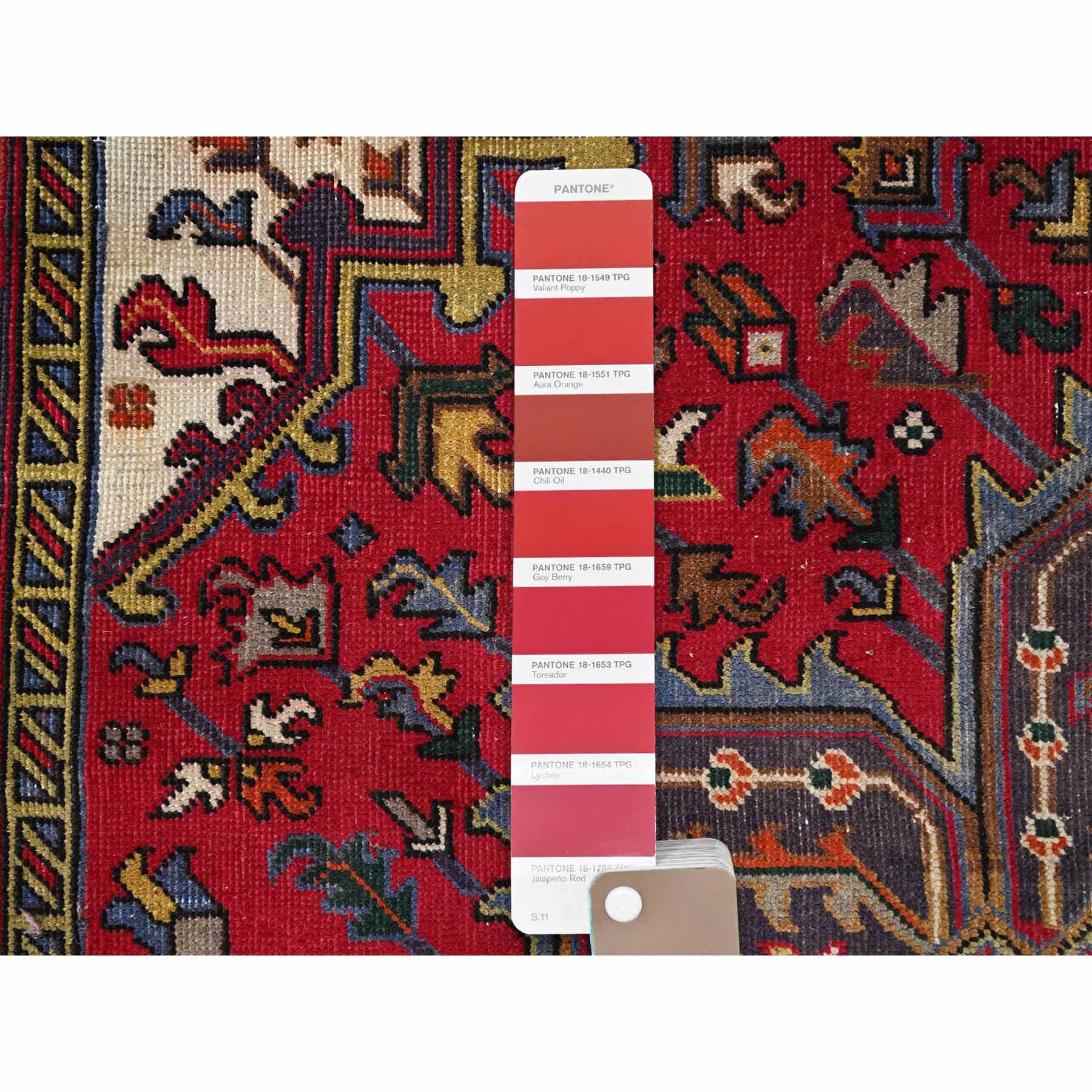 Heriz-Hand-Knotted-Rug-430755