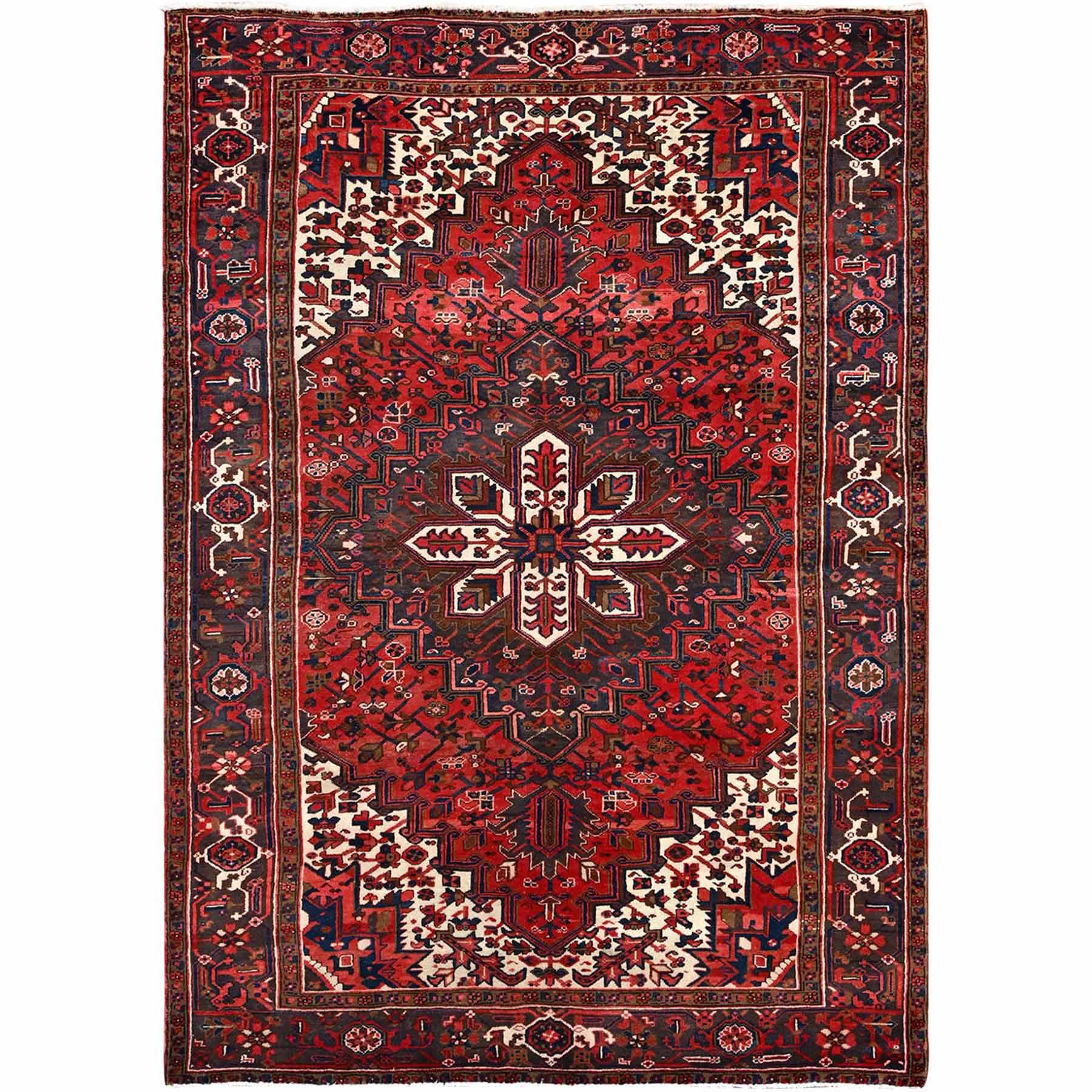 Heriz-Hand-Knotted-Rug-430765