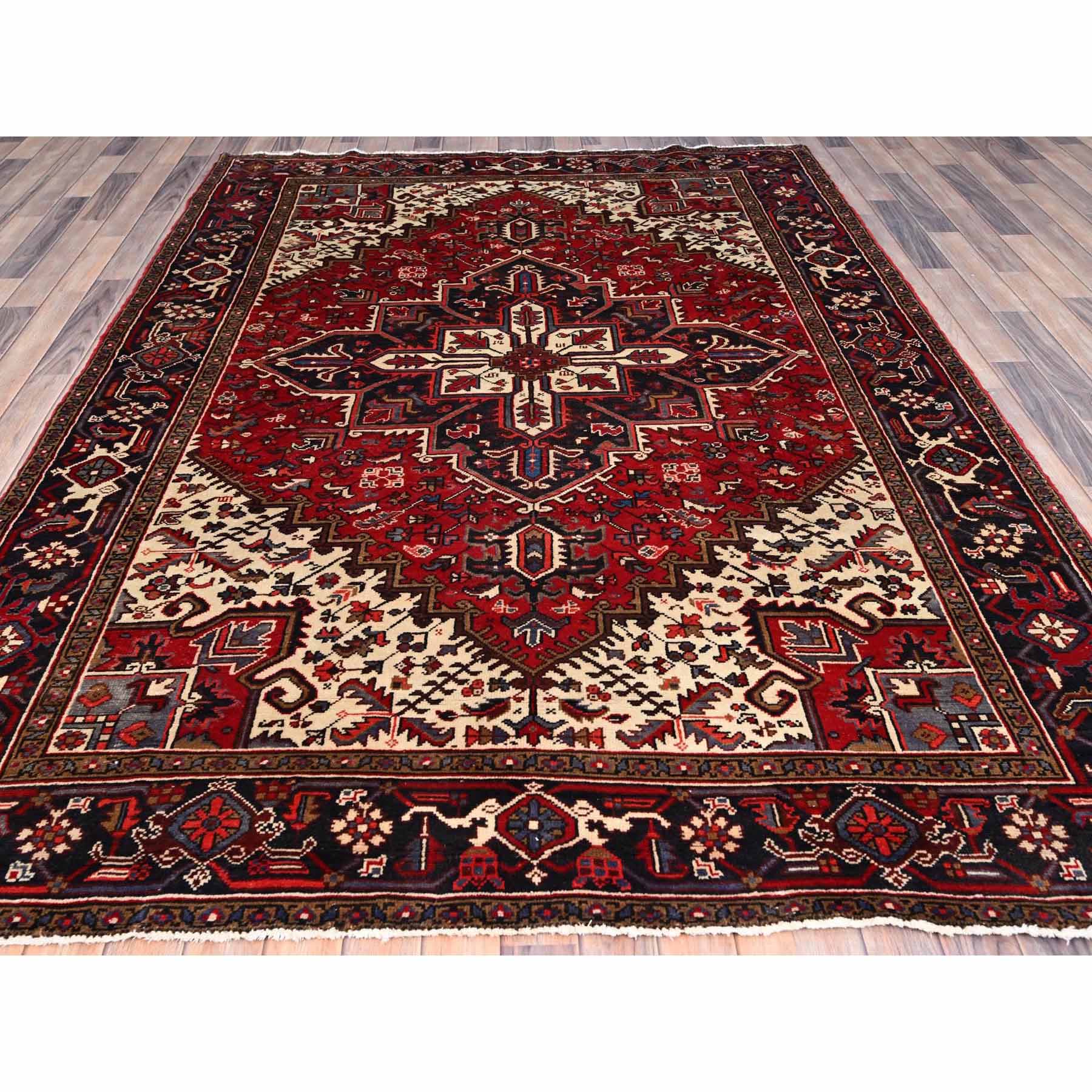 Heriz-Hand-Knotted-Rug-430765