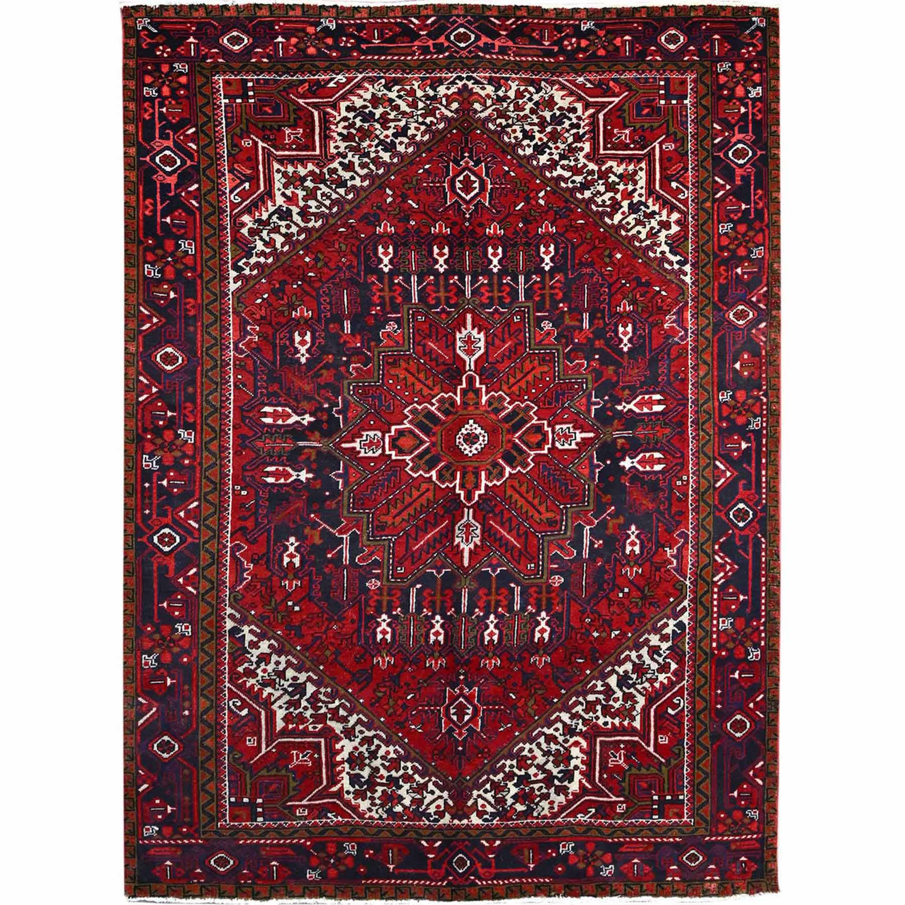 Heriz-Hand-Knotted-Rug-430870