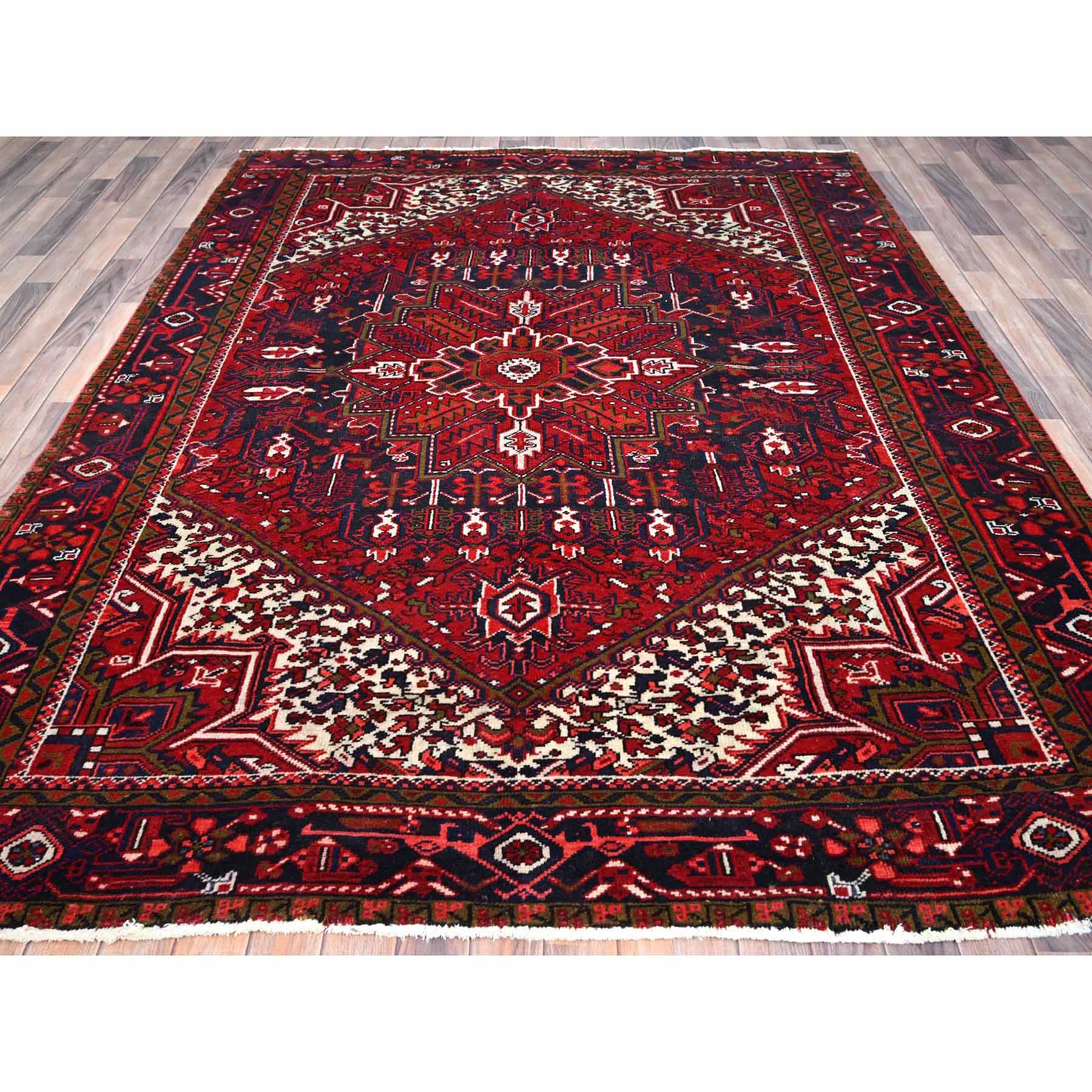 Heriz-Hand-Knotted-Rug-430870