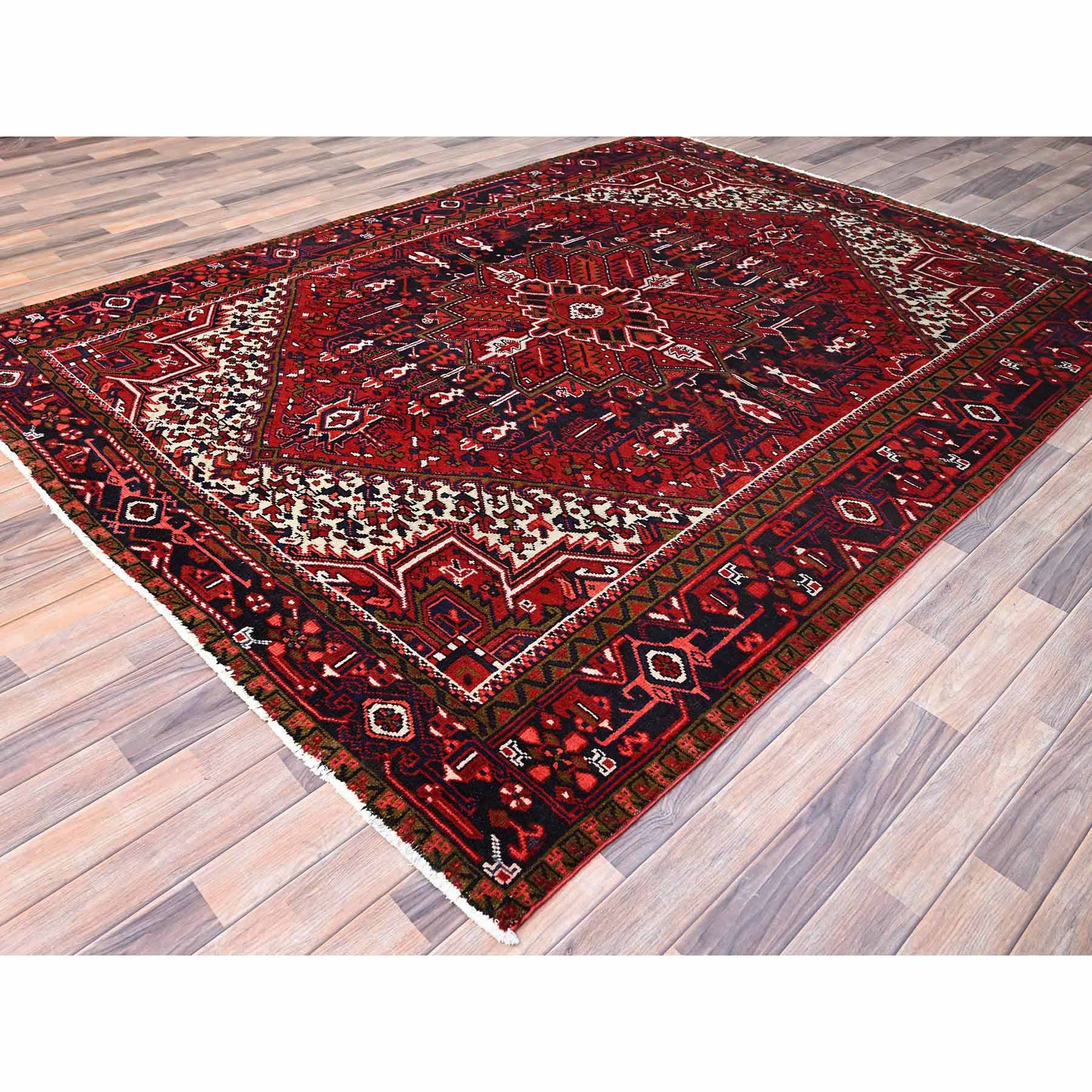 Heriz-Hand-Knotted-Rug-430870