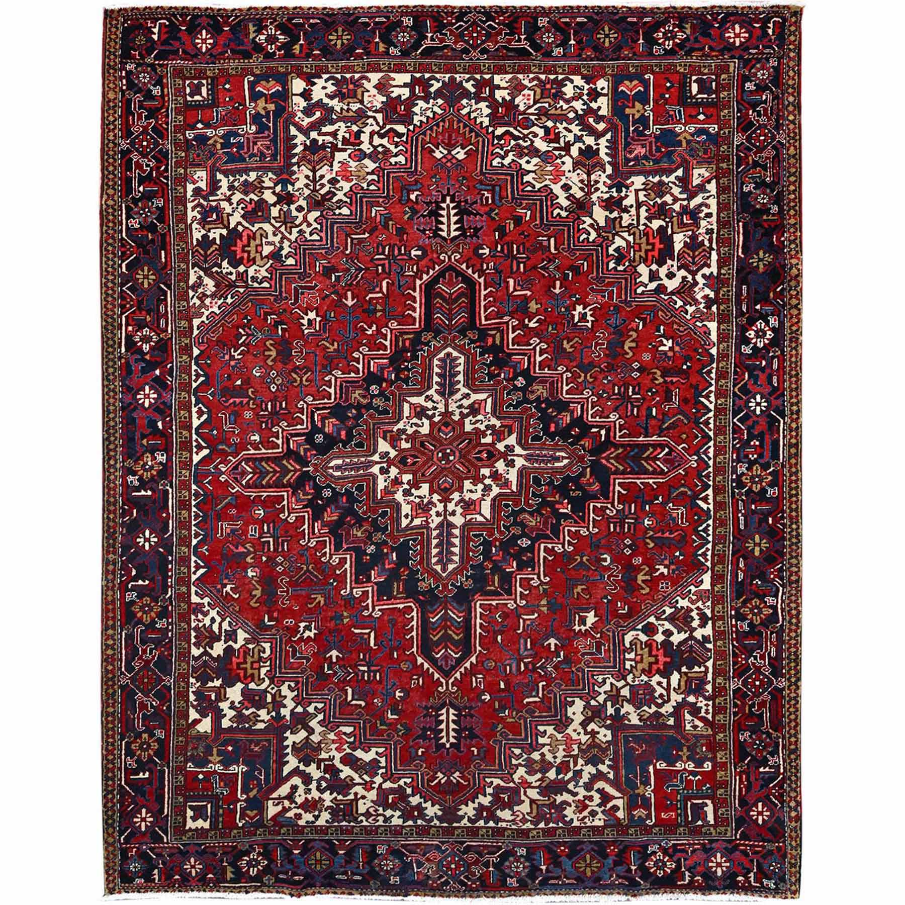 Heriz-Hand-Knotted-Rug-430885