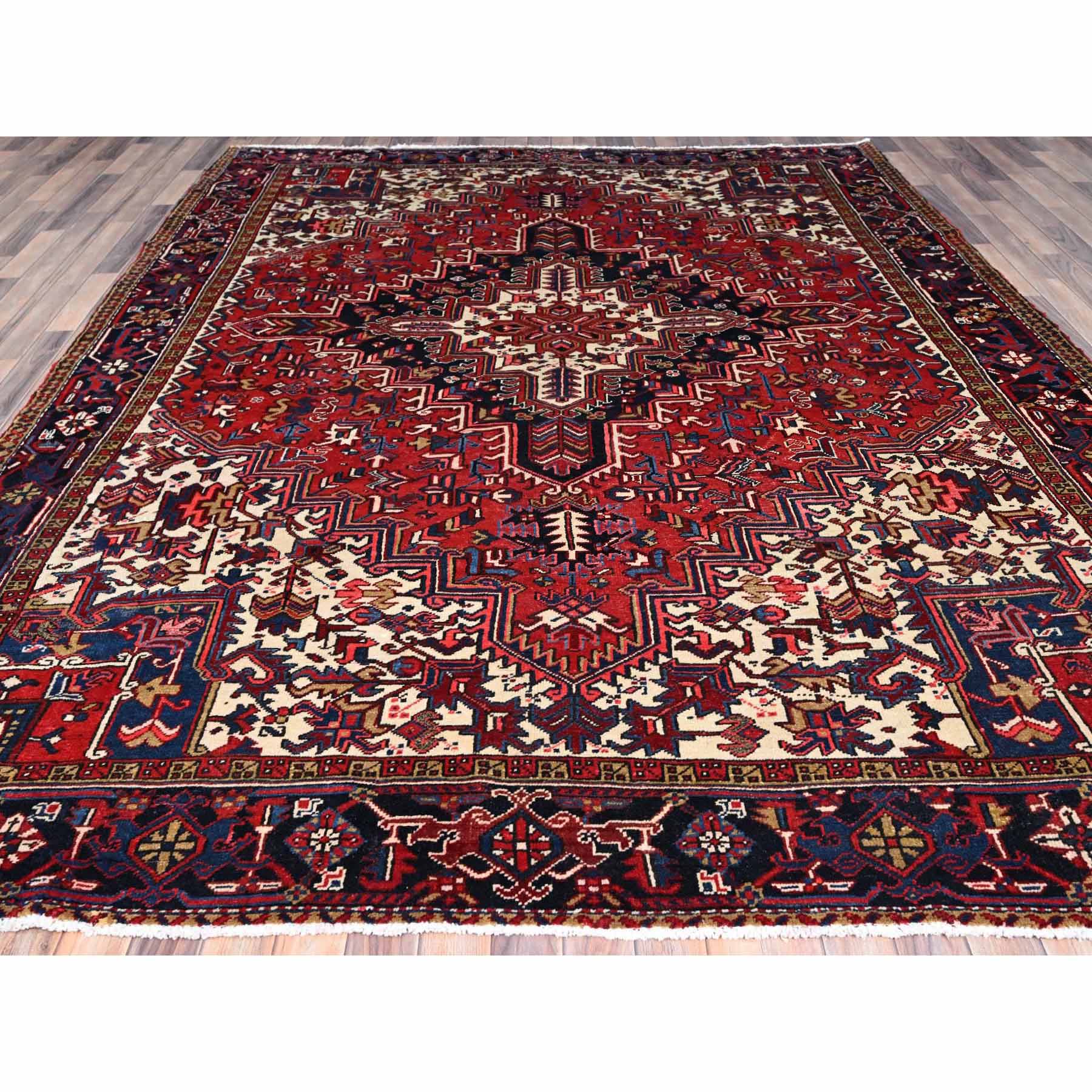 Heriz-Hand-Knotted-Rug-430885