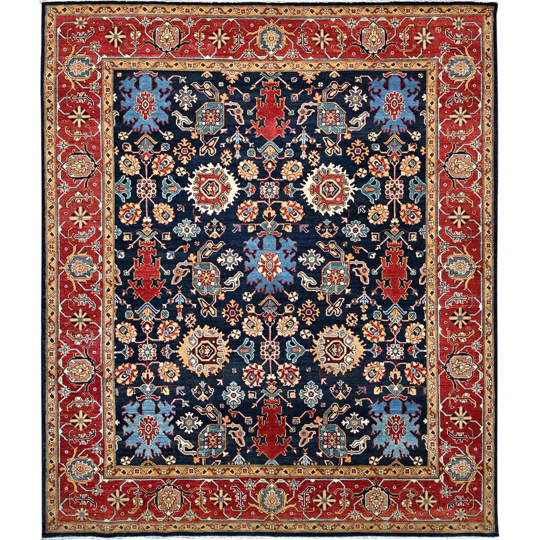 Heriz-Hand-Knotted-Rug-431000