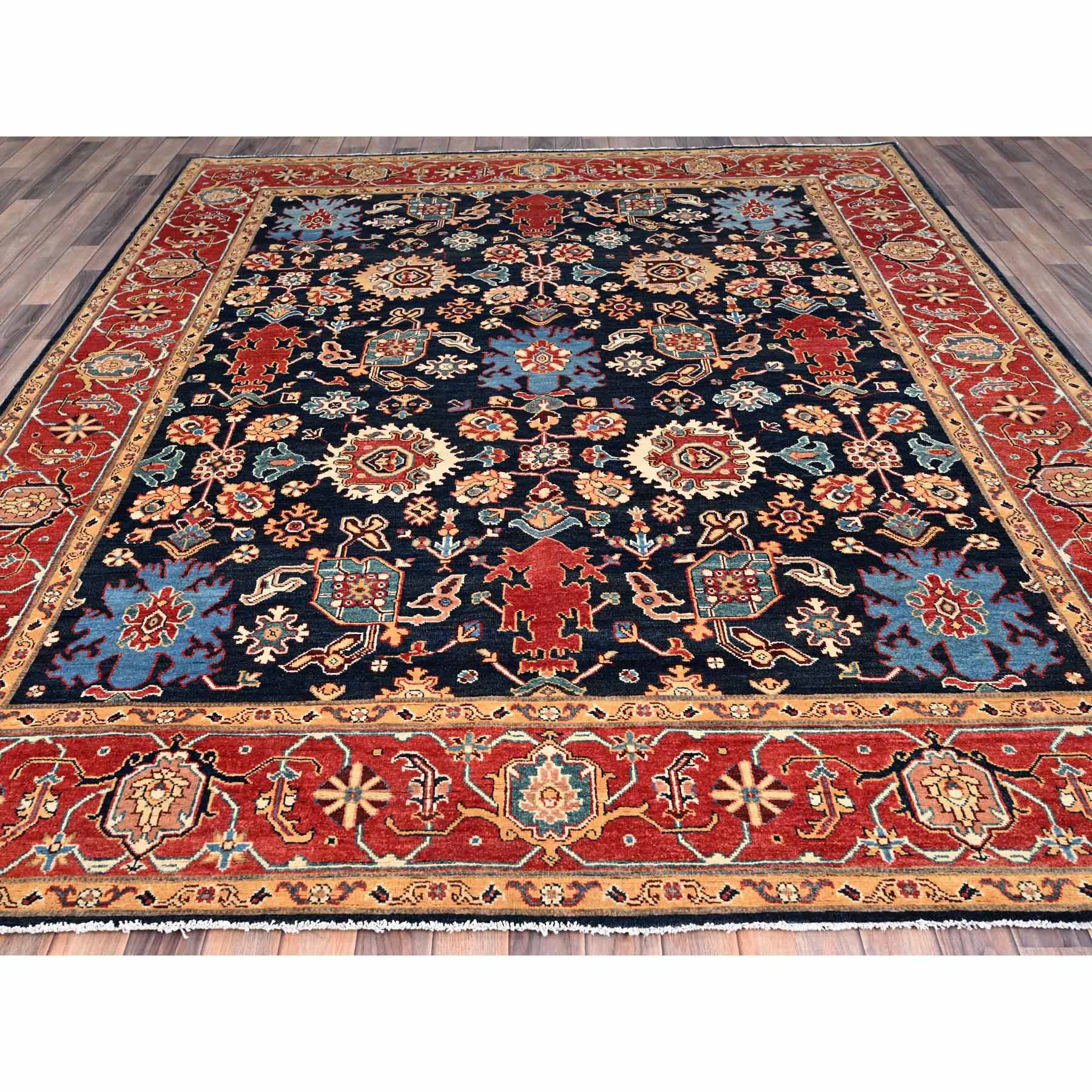 Heriz-Hand-Knotted-Rug-431000